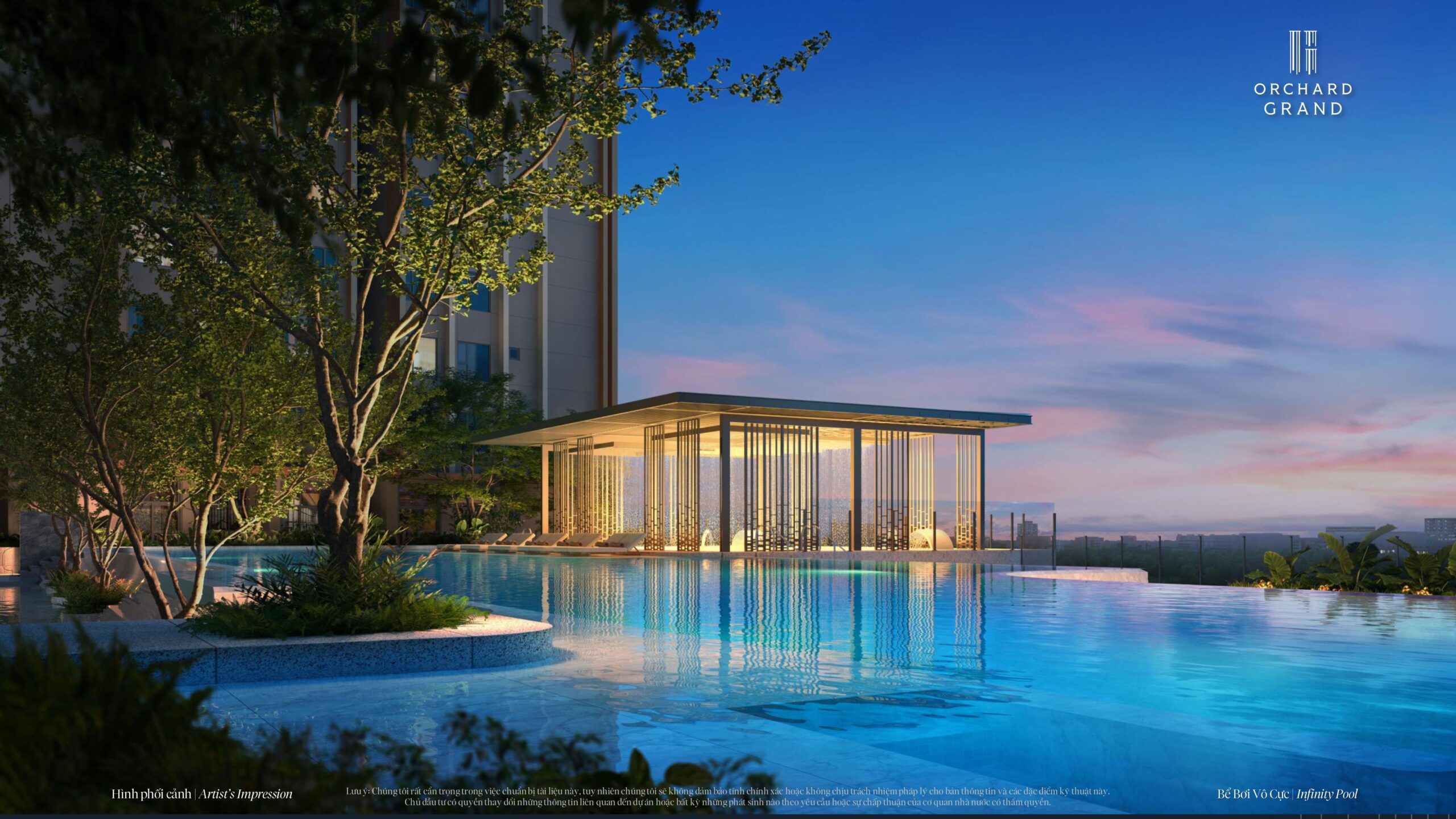 Tiện ích Orchard Grand - Bể bơi vô cực