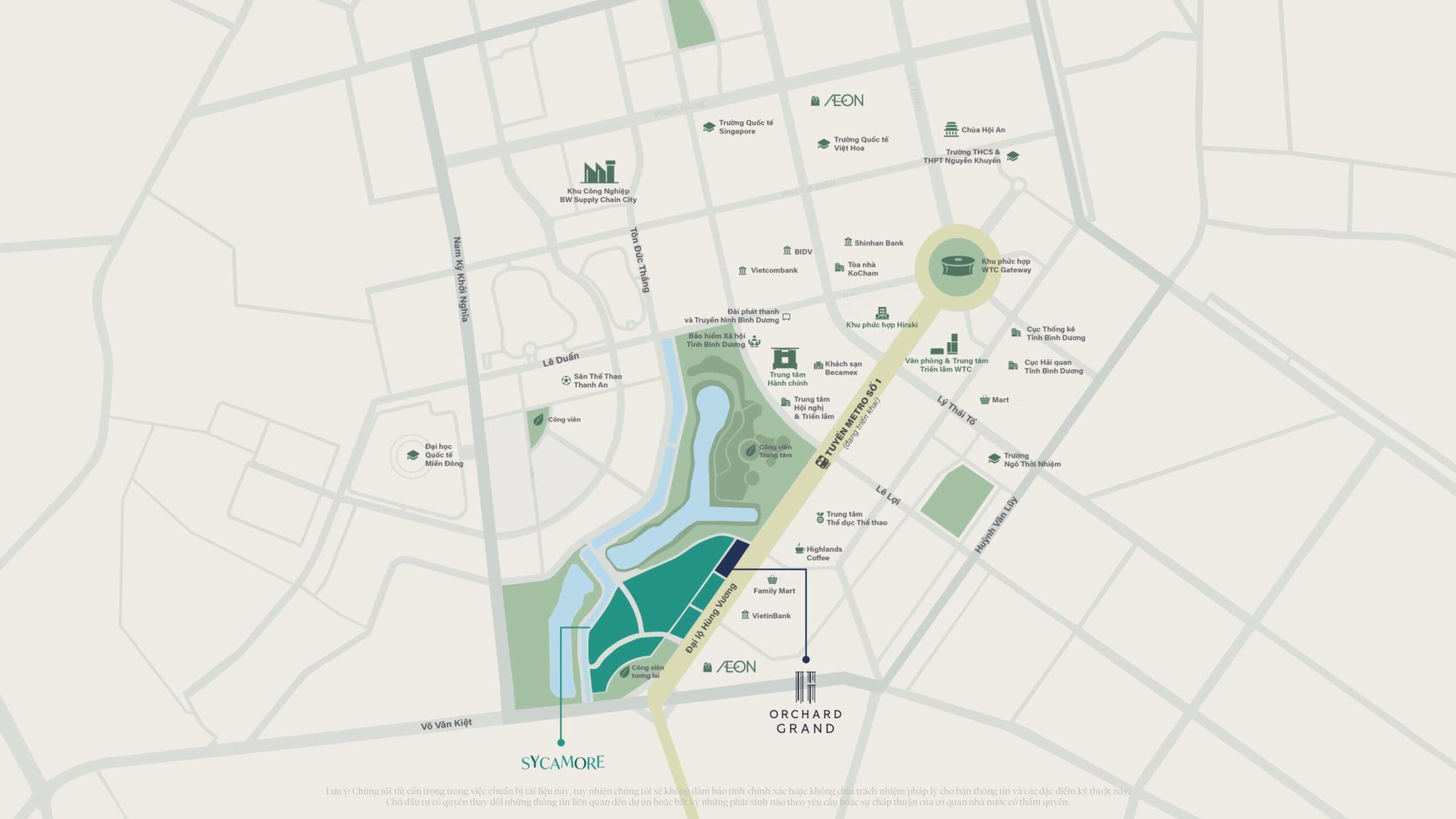 Vị trí Orchard Grand