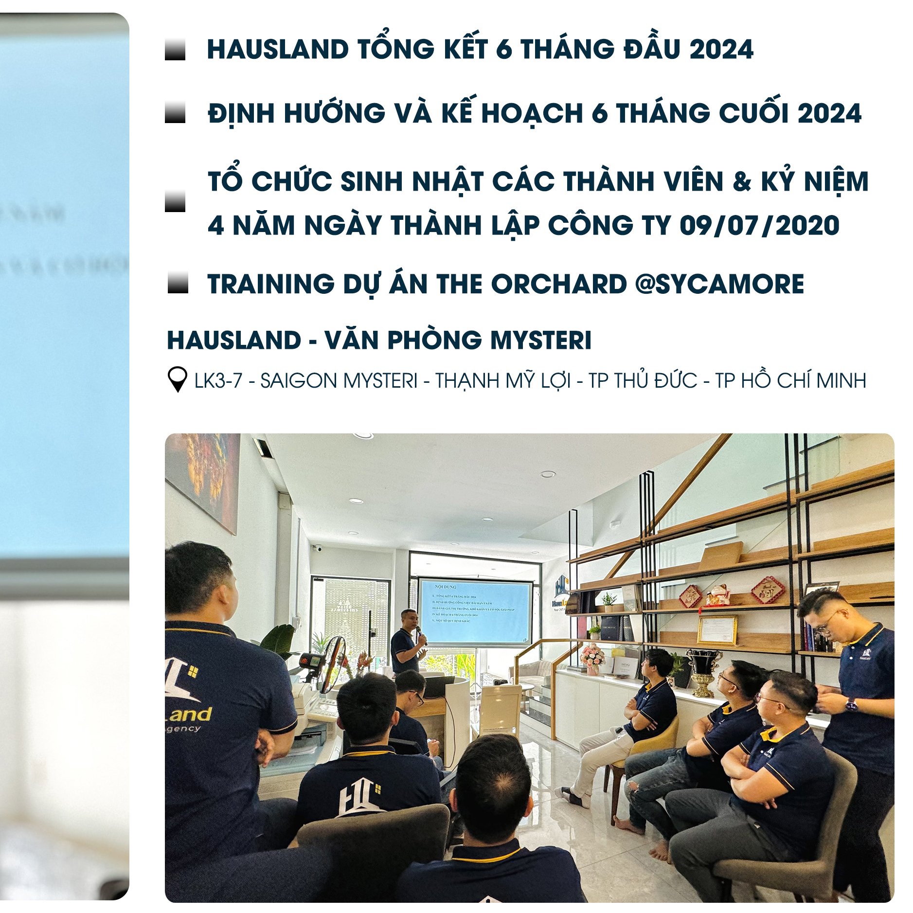 Buổi tổng kết 6 tháng đầu năm 2024 - Định hướng và kế hoạch 6 tháng cuối 2024