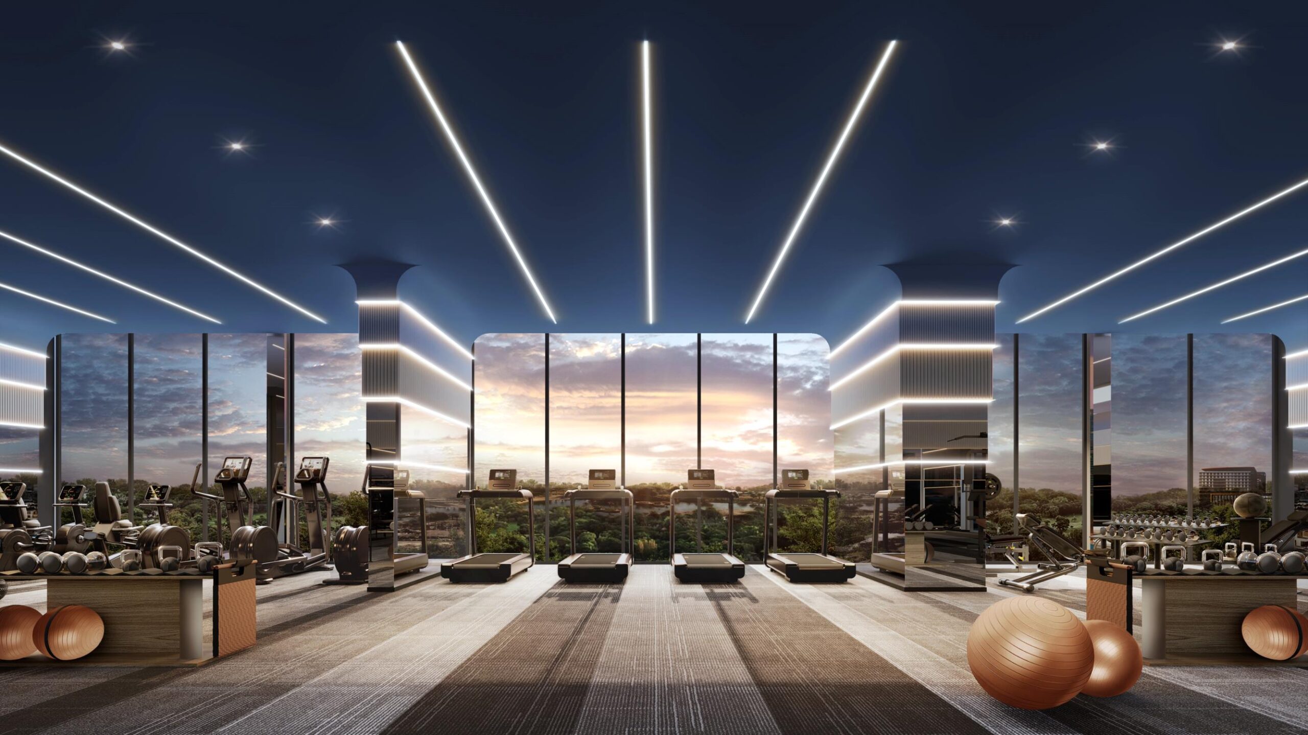 Phòng Gym Orchard Grand Bình Dương 