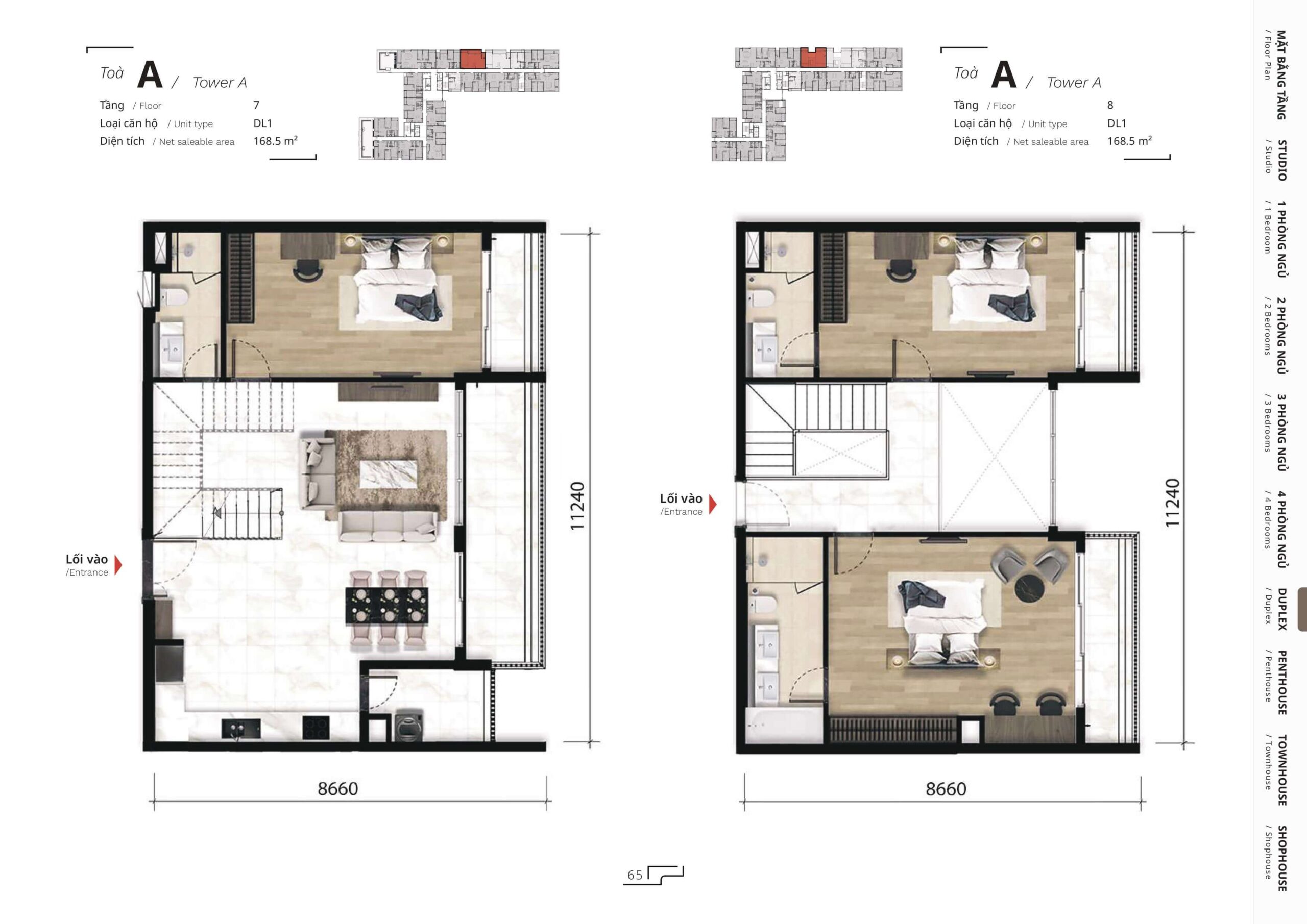 The TEN layout duplex 1