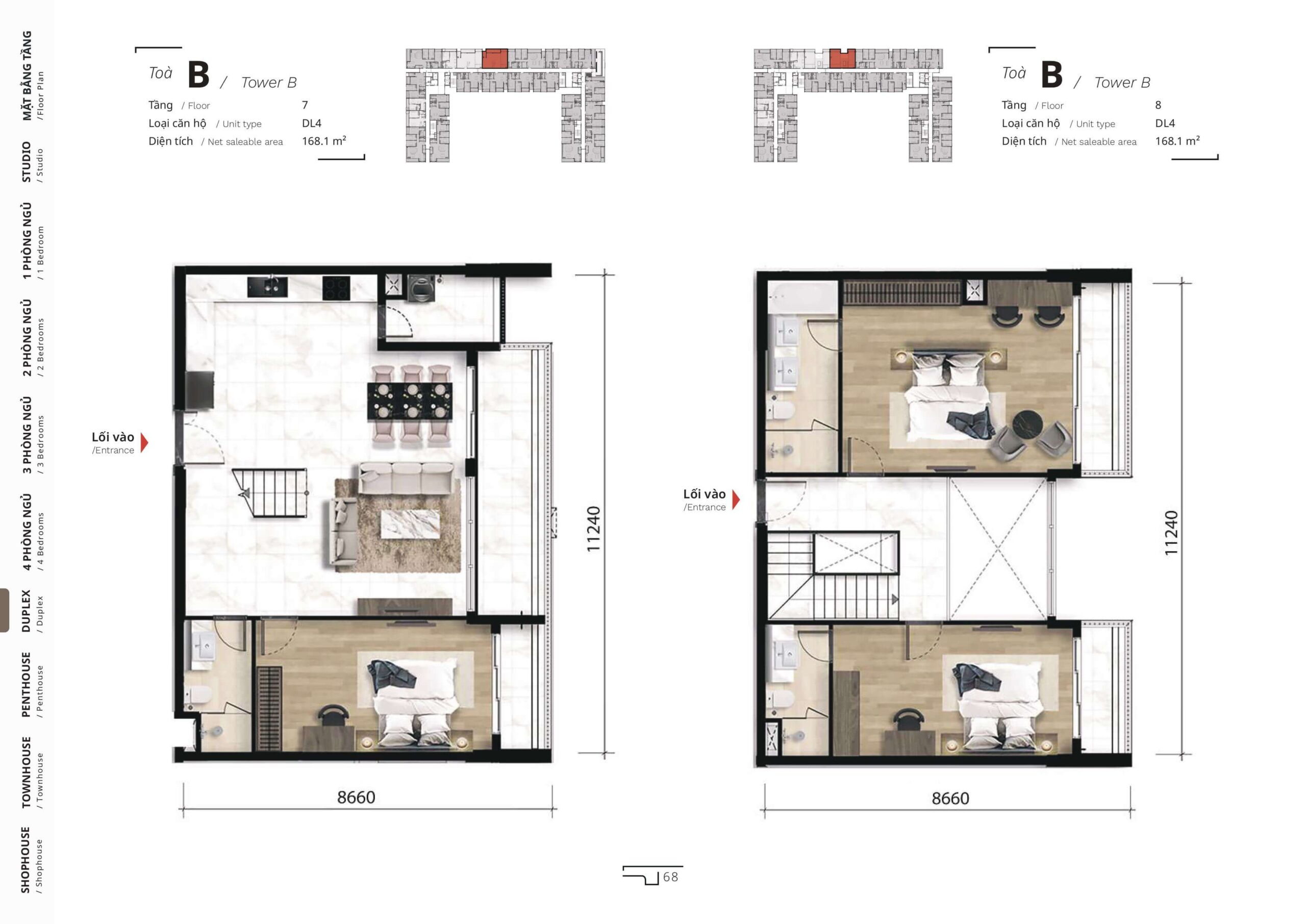 The TEN layout duplex 4