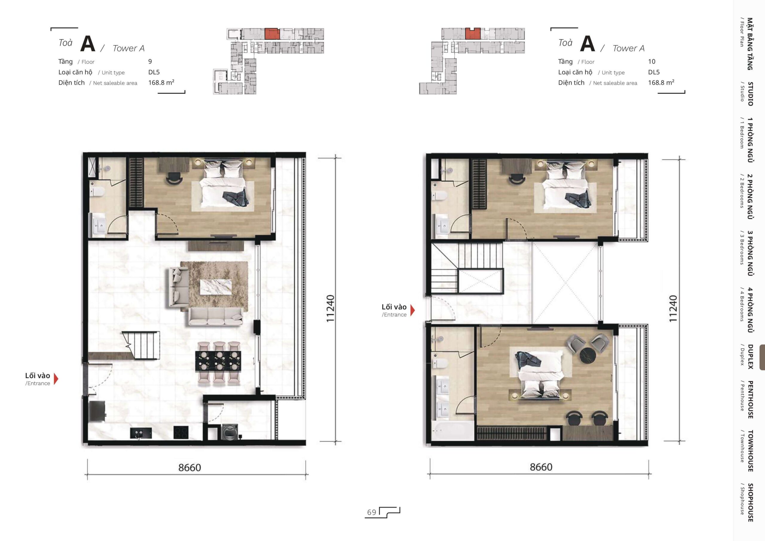 The TEN layout duplex 5