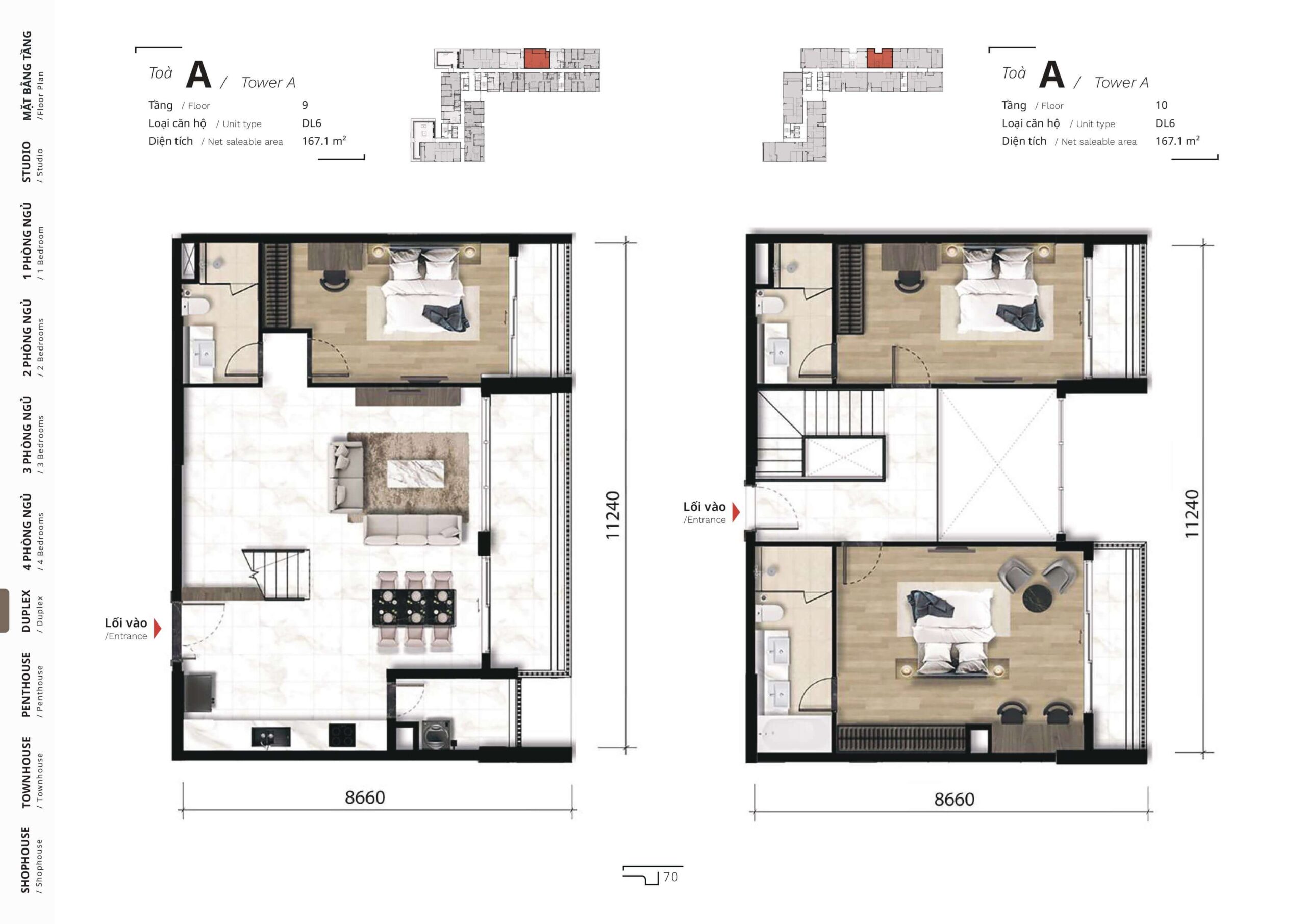 The TEN layout duplex 6