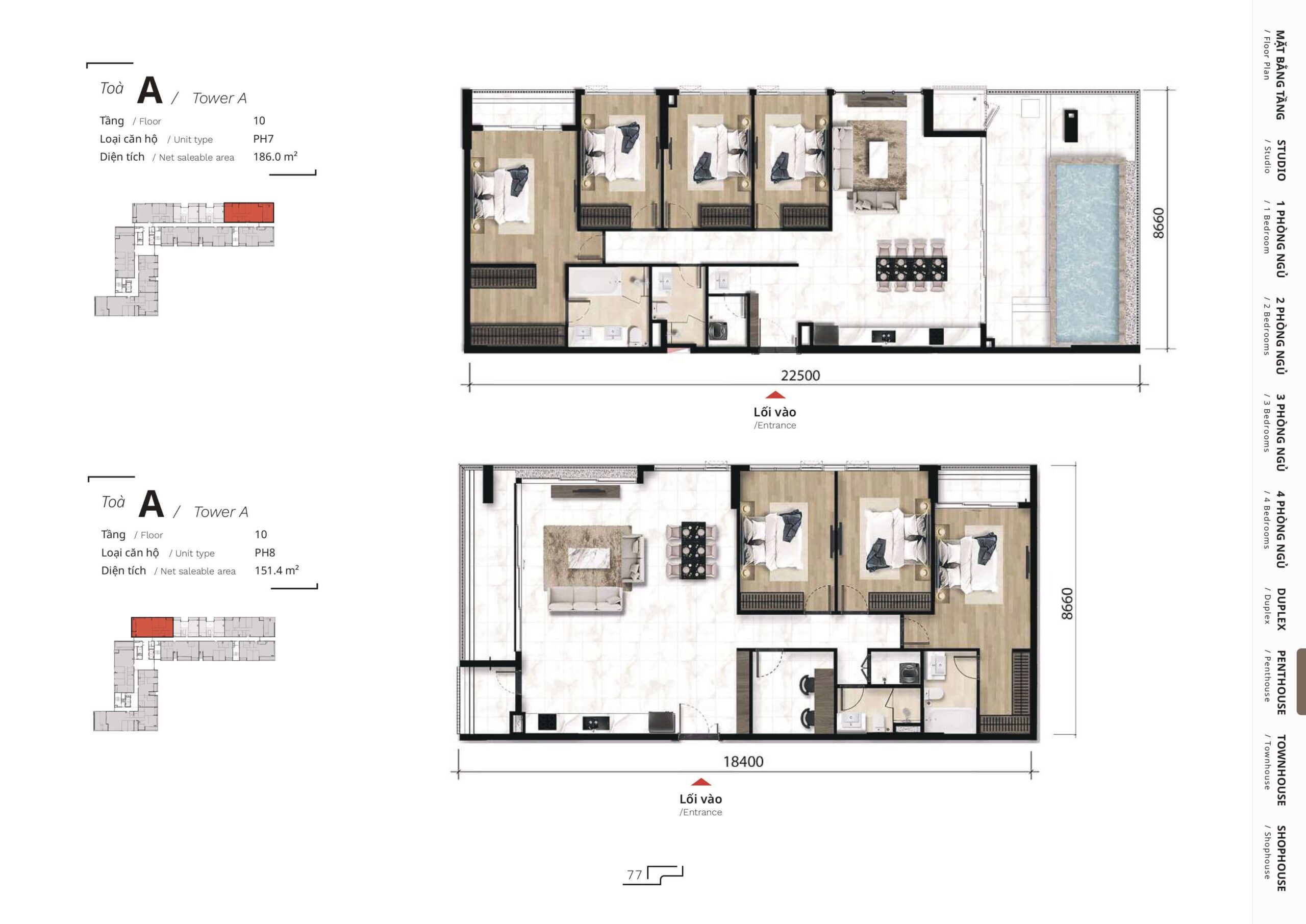 The TEN layout penthouse 4