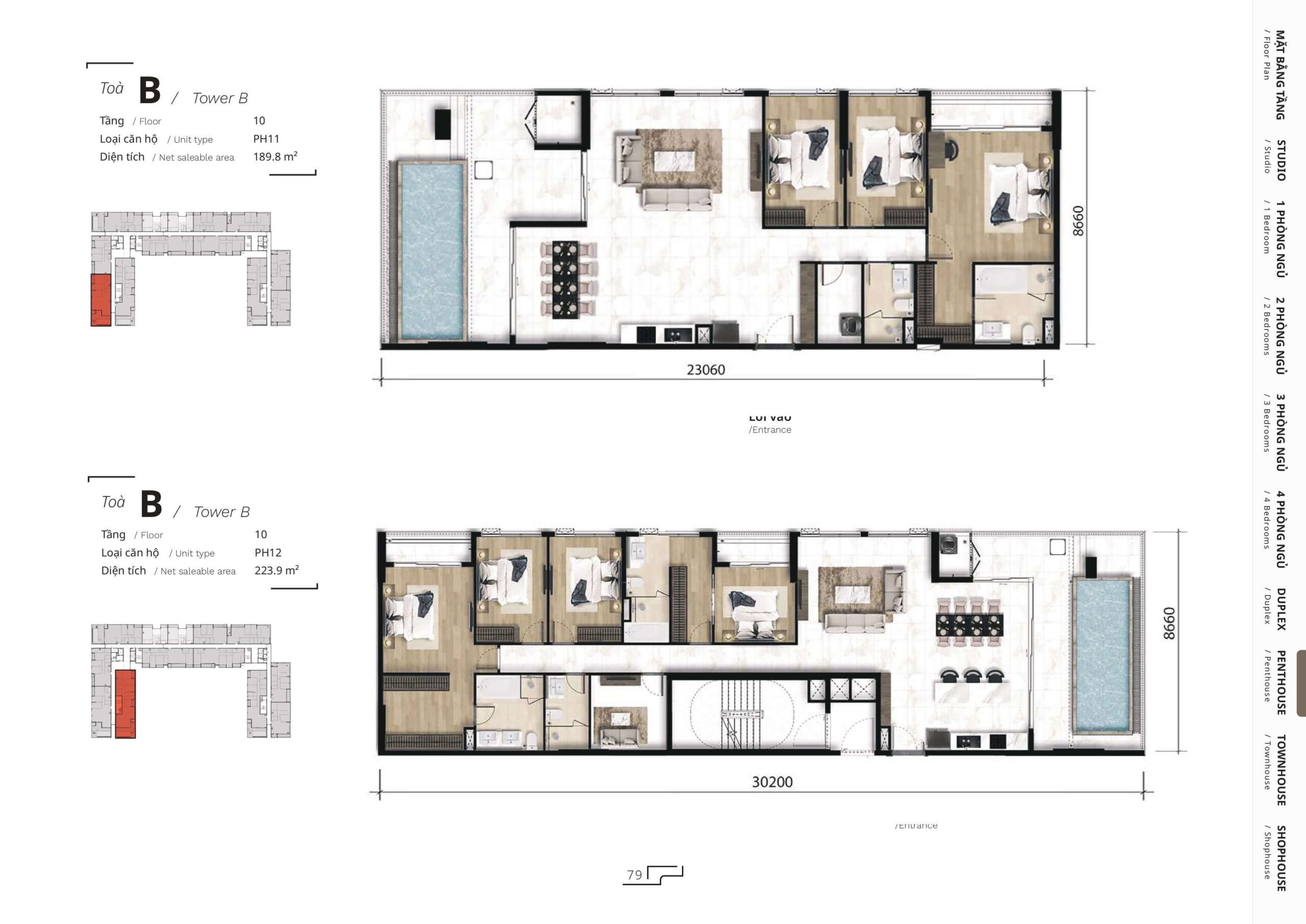 The TEN layout penthouse 6