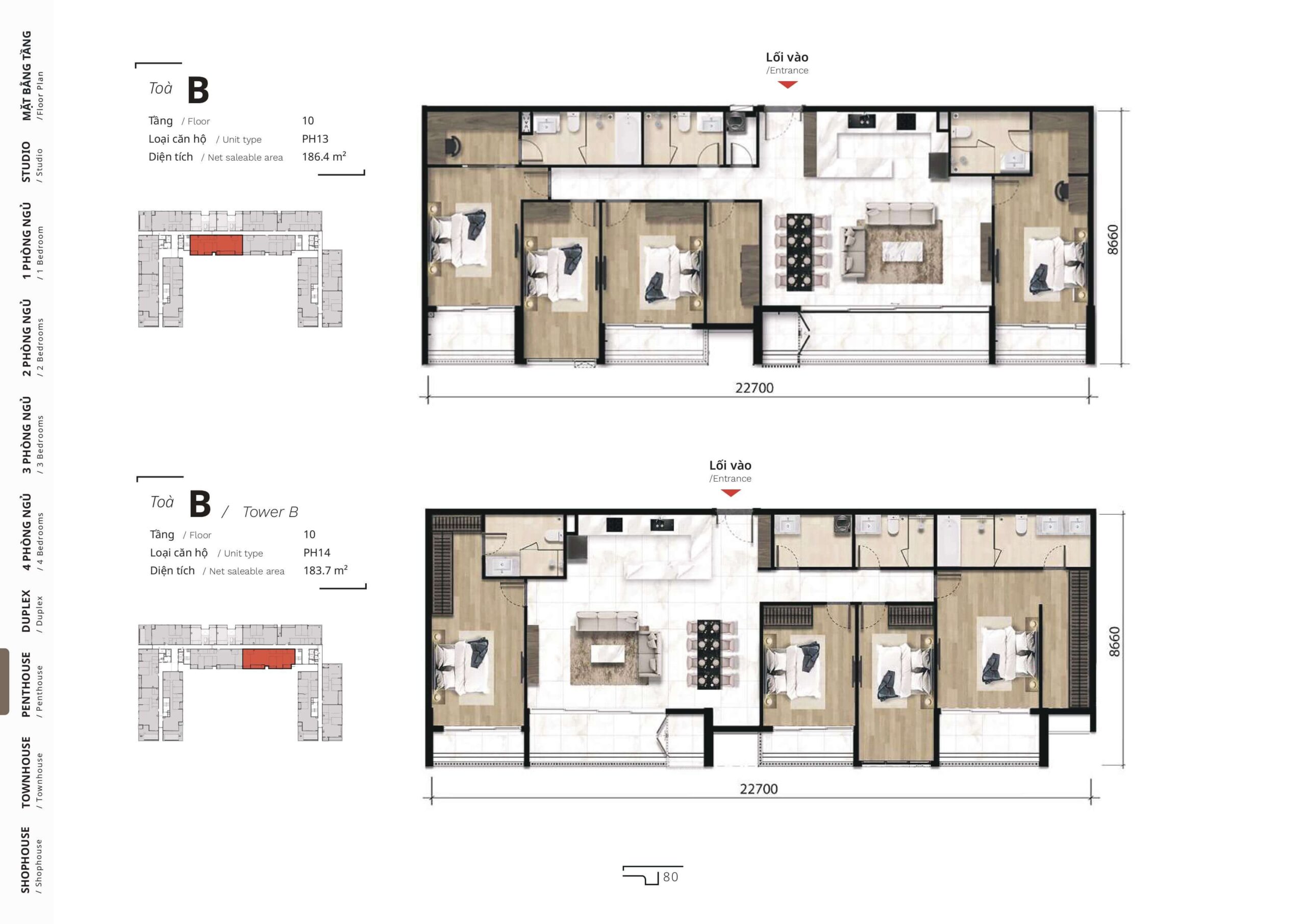 The TEN layout penthouse 7