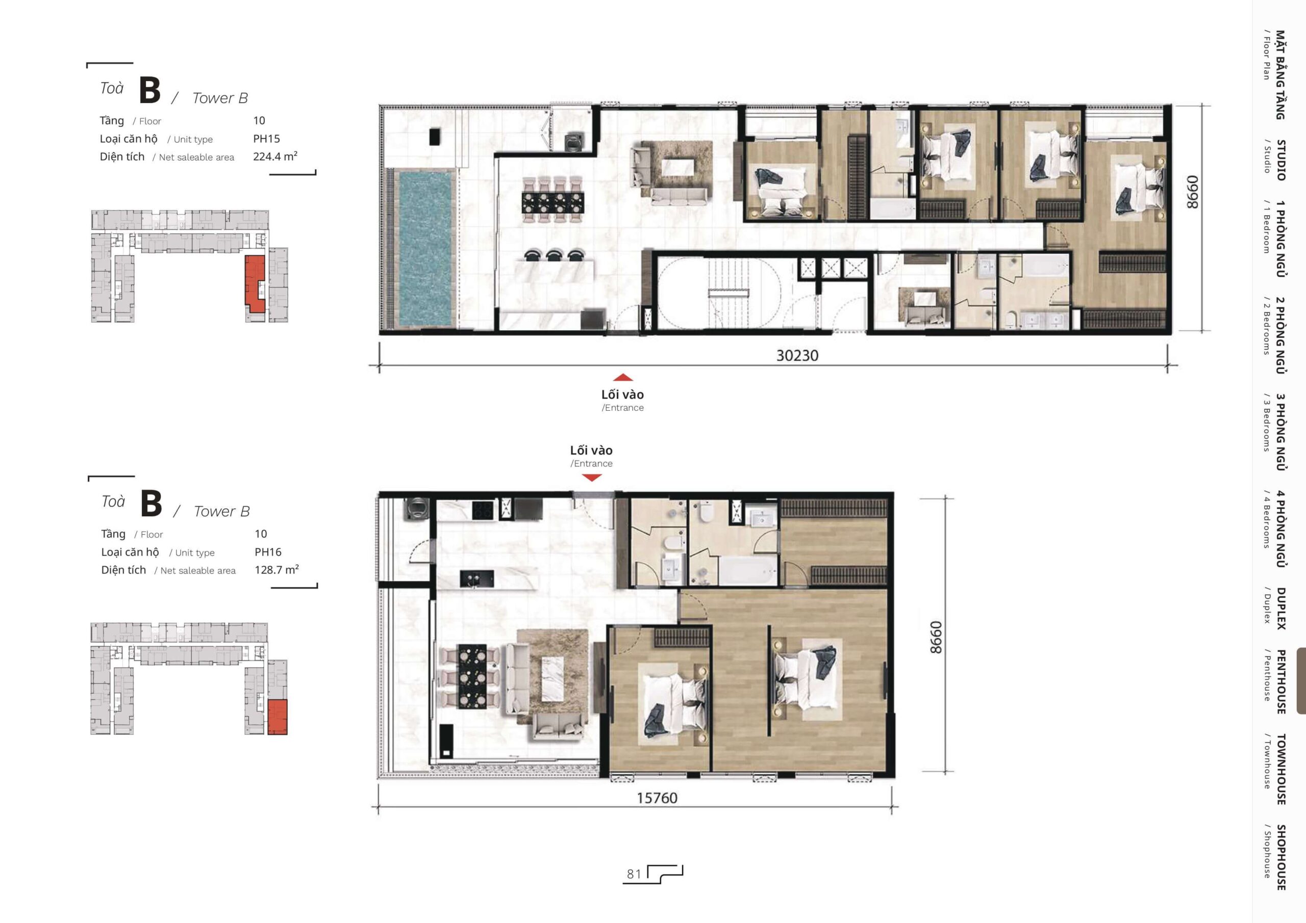 The TEN layout penthouse 8