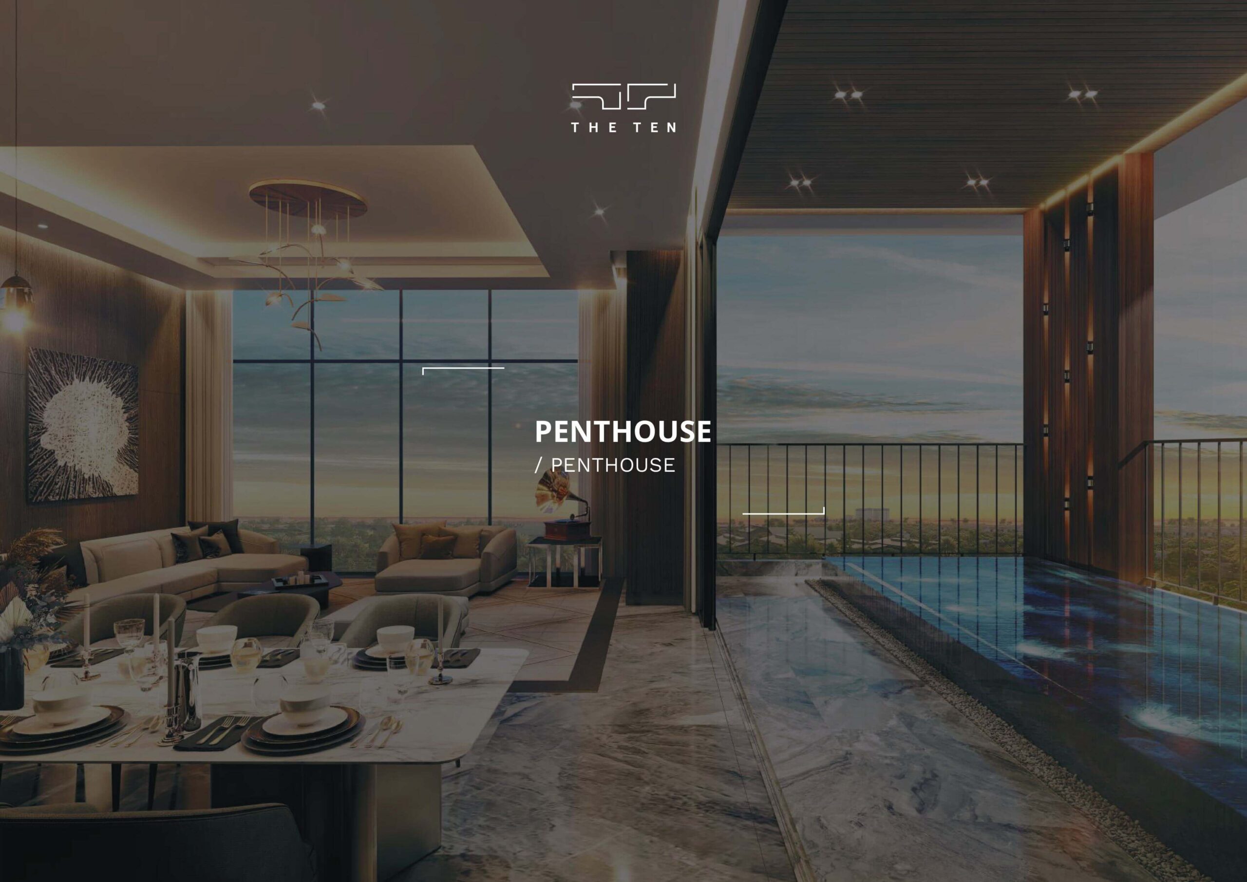 The TEN layout penthouse