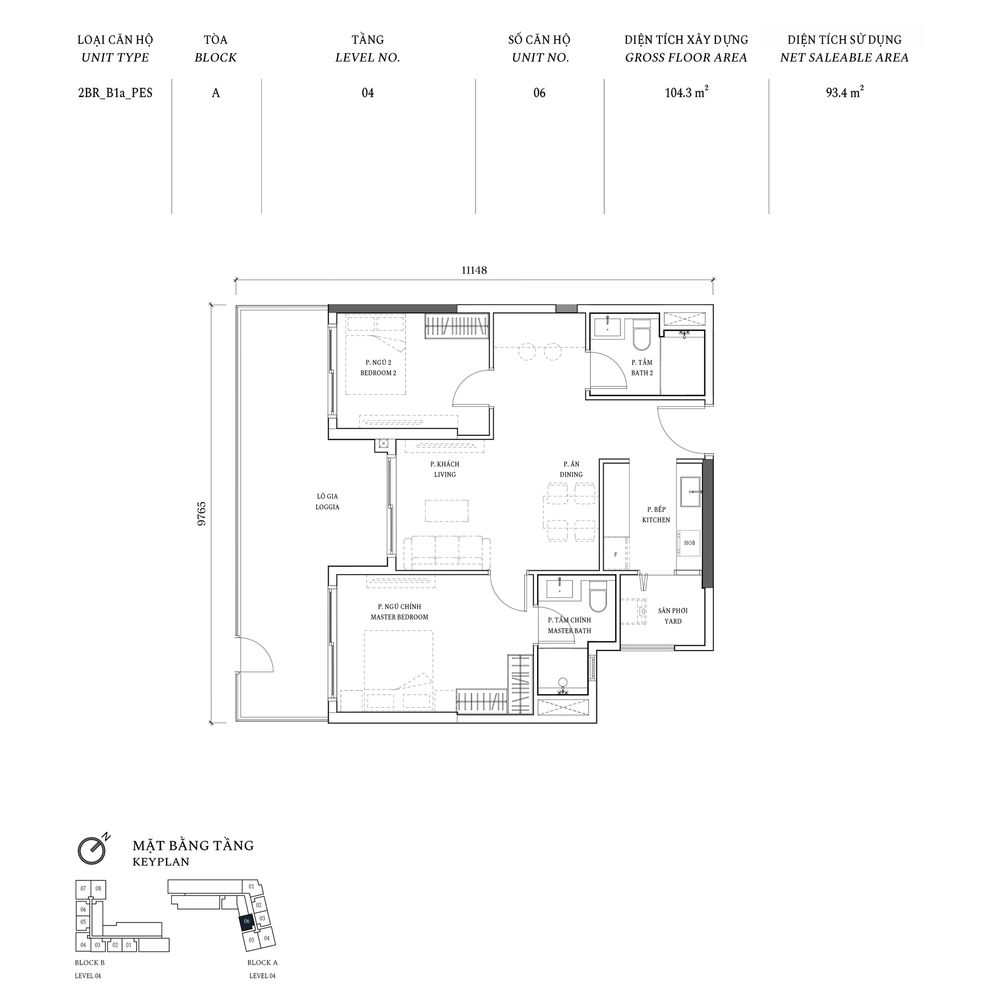 Orchard Grand - 2BR_B1a_PES