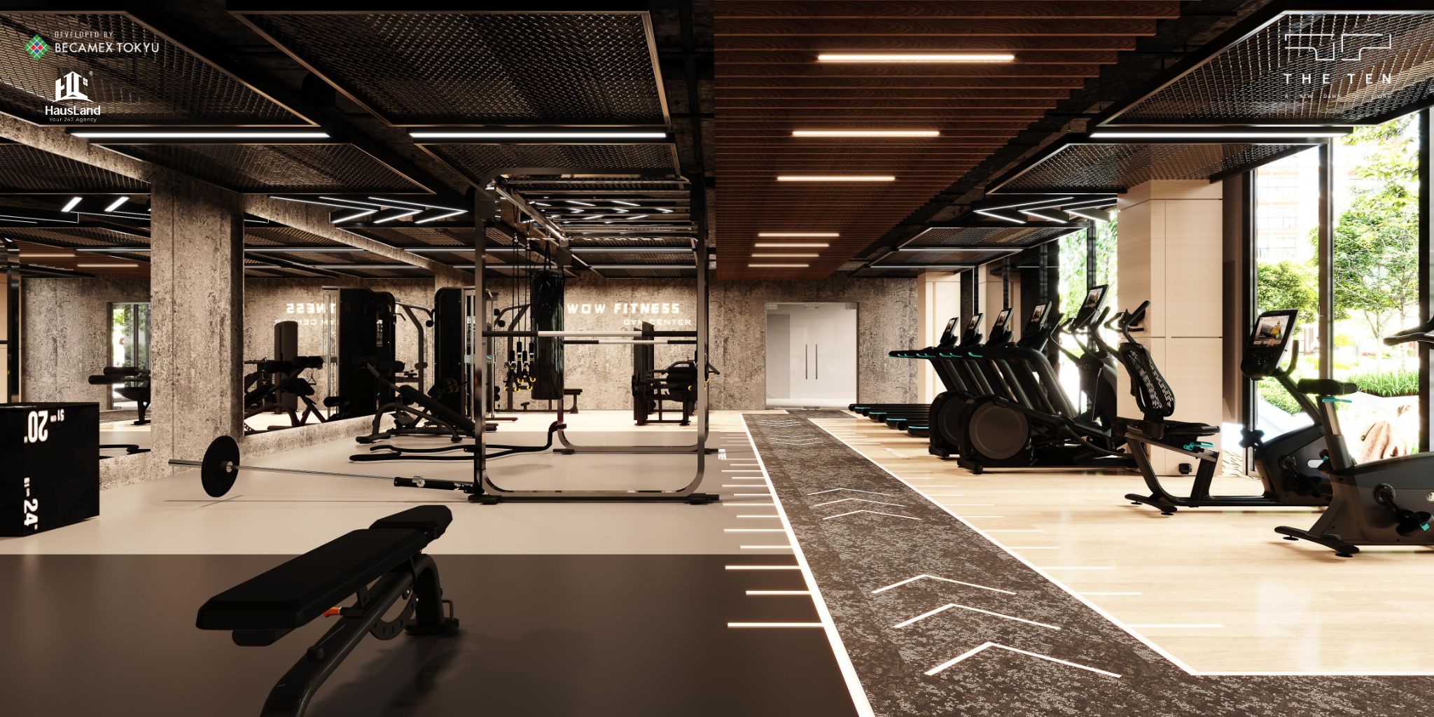 Phòng Gym - Căn hộ Midori Park The TEN