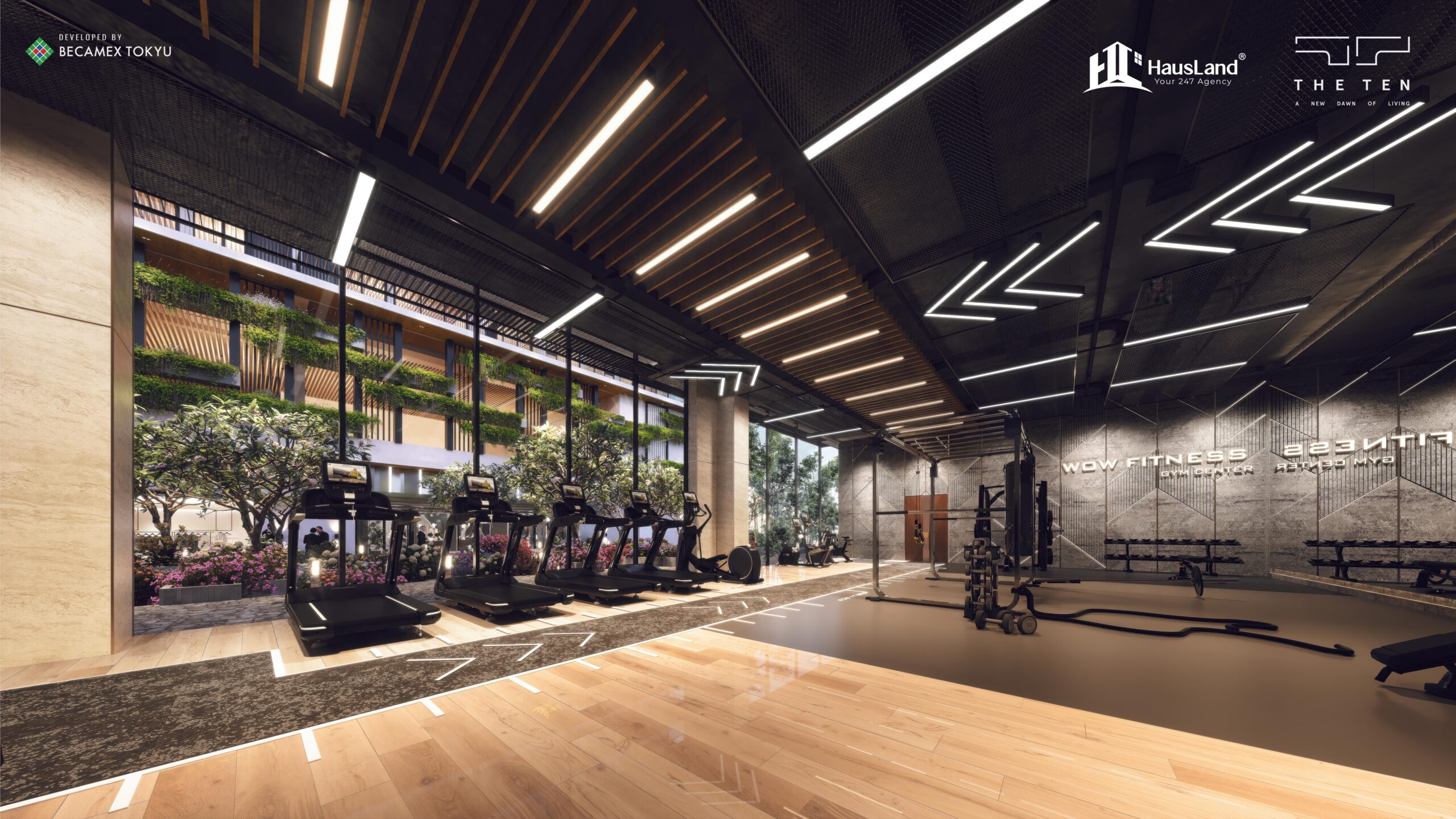 Phòng Gym Midori Park The TEN