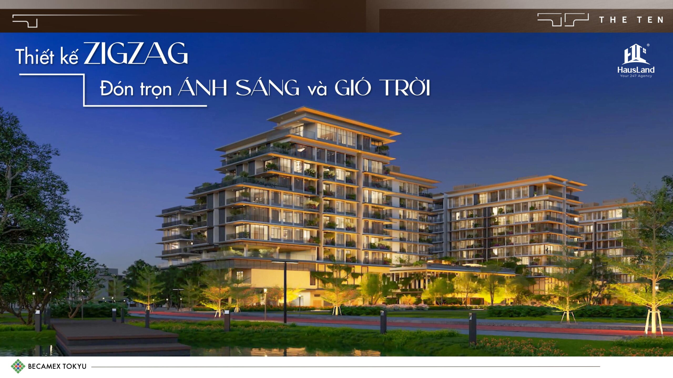 Thiết kế Zigzag tại căn hộ Midori Park The TEN