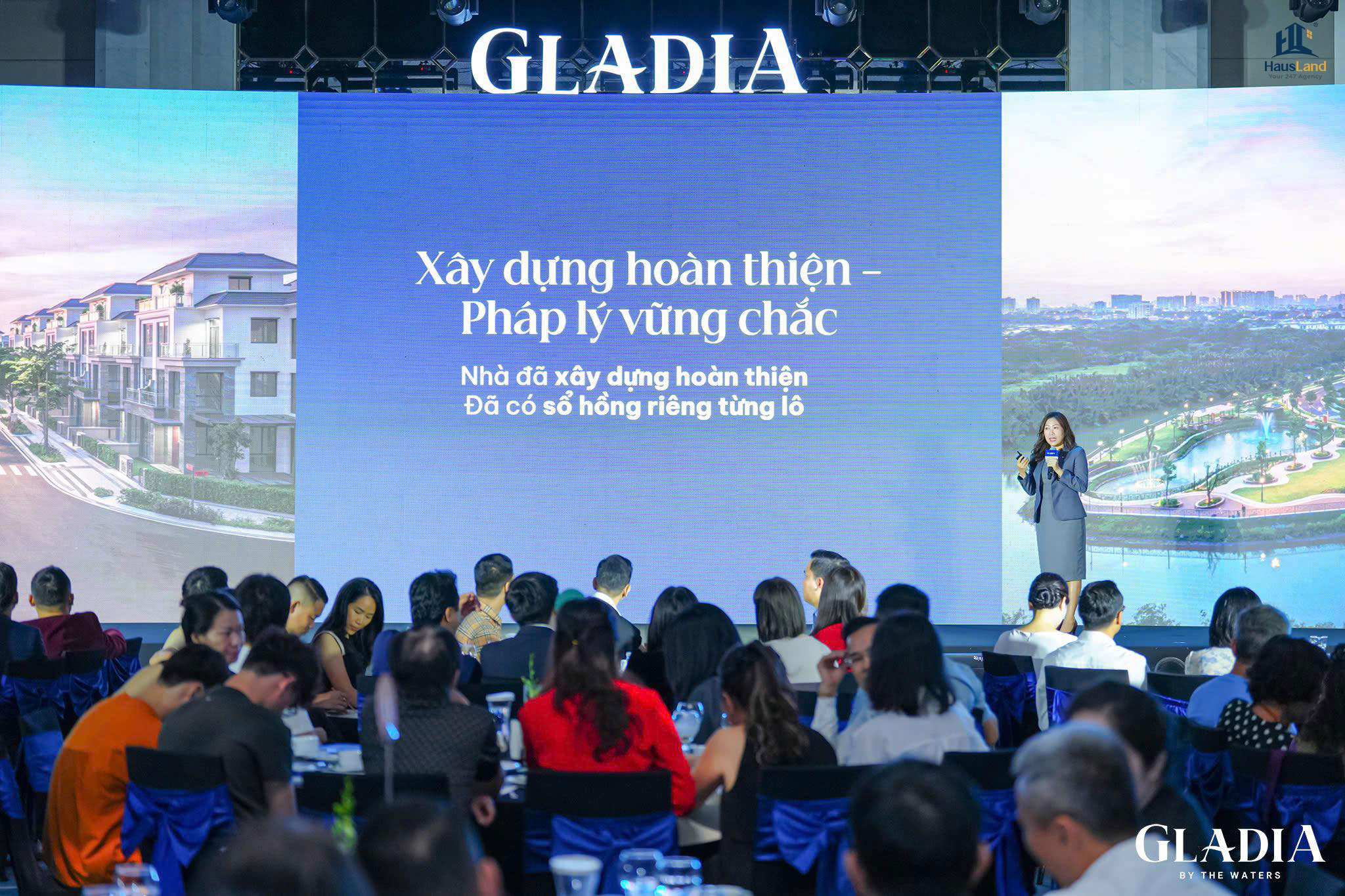 Dự án Gladia by the Waters xây dựng hoàn thiện, pháp lý rõ ràng 