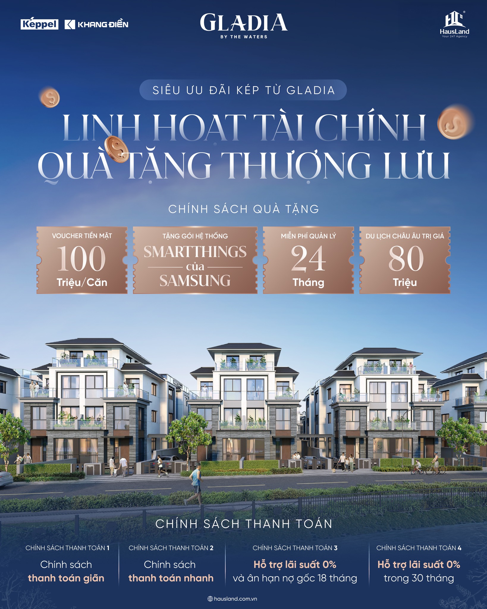 Giá trị đầu tư Gladia by the Waters “dài hạn” & những điều khách hàng cần biết