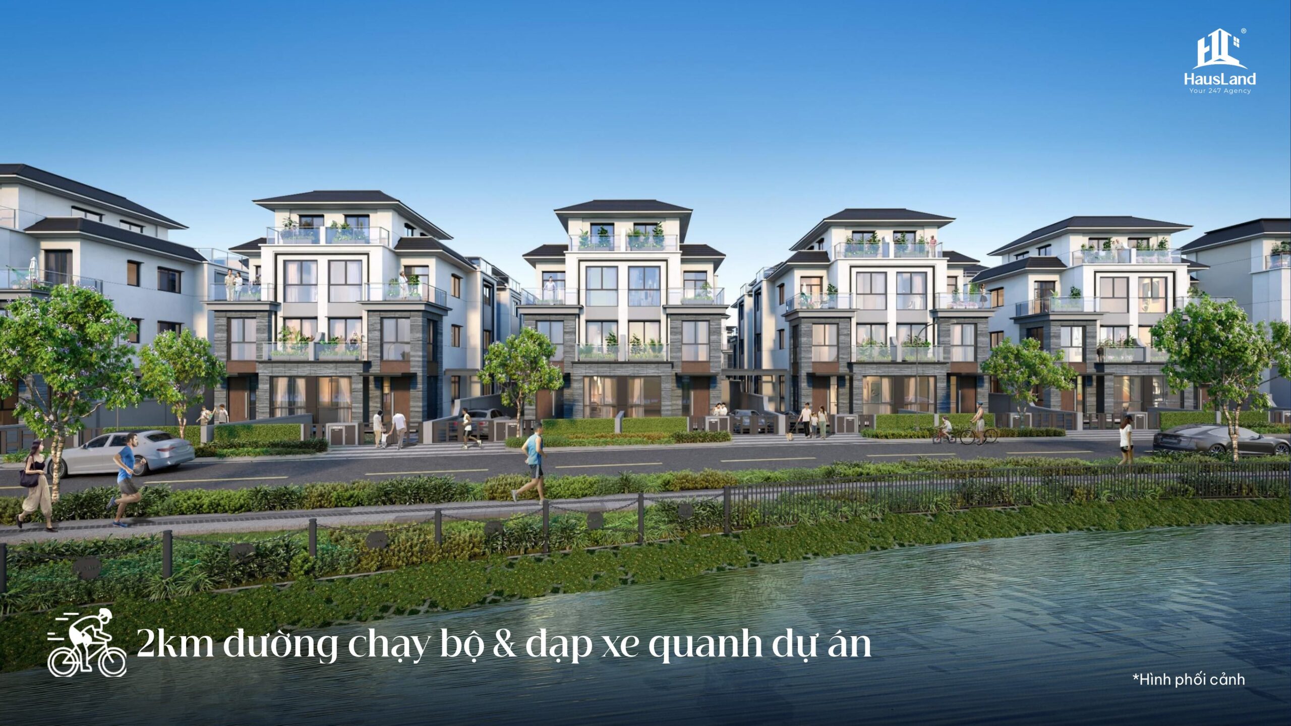 5 iFactor – Hệ giá trị độc bản kiến tạo đẳng cấp Gladia by the Waters 8 2km đường chạy bộ và xe đạp quanh Gladia by the Waters