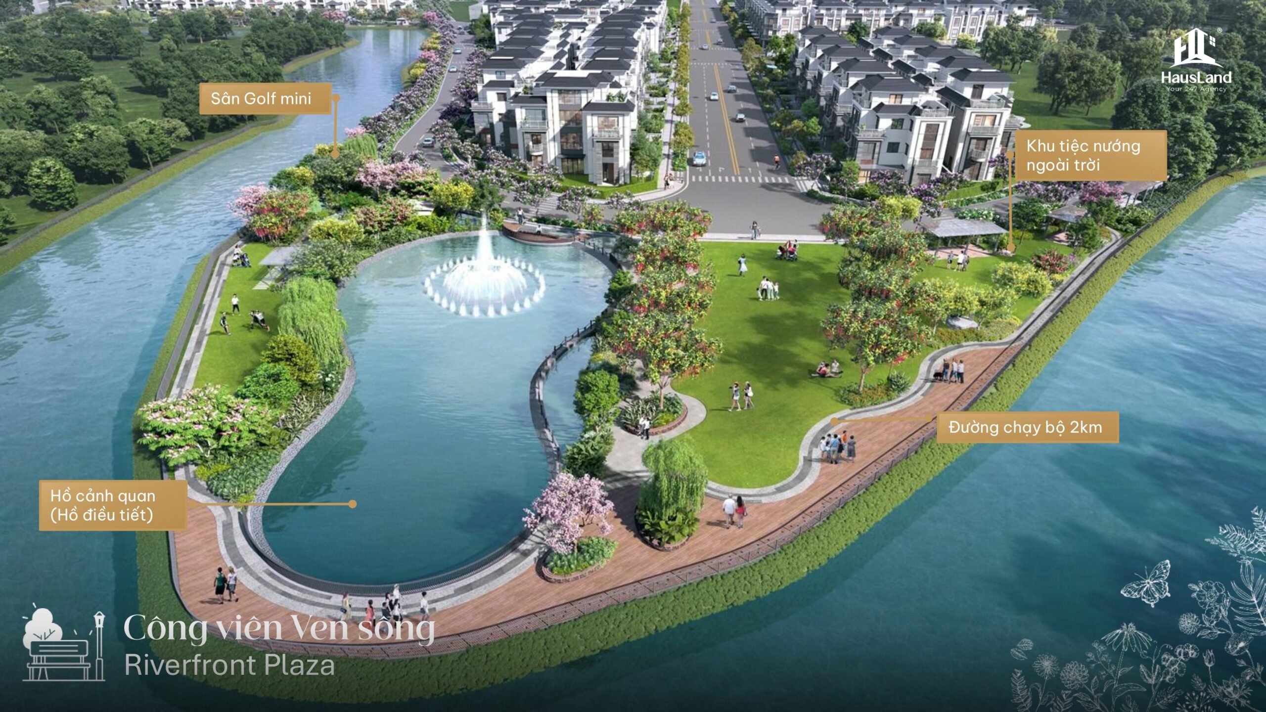 5 iFactor – Hệ giá trị độc bản kiến tạo đẳng cấp Gladia by the Waters 13 Công viên ven sông Gladia by the Waters