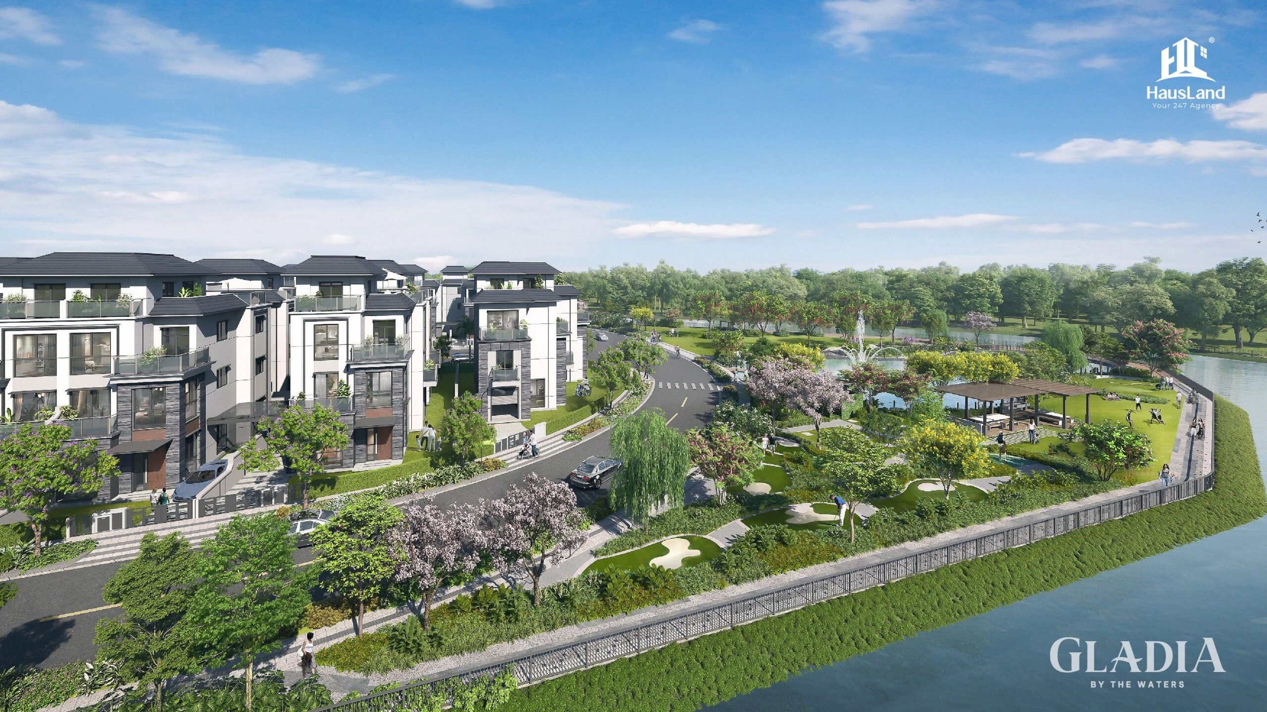 5 iFactor – Hệ giá trị độc bản kiến tạo đẳng cấp Gladia by the Waters 5 Gladia by the Waters với thiết kế mảng xanh đa tầng