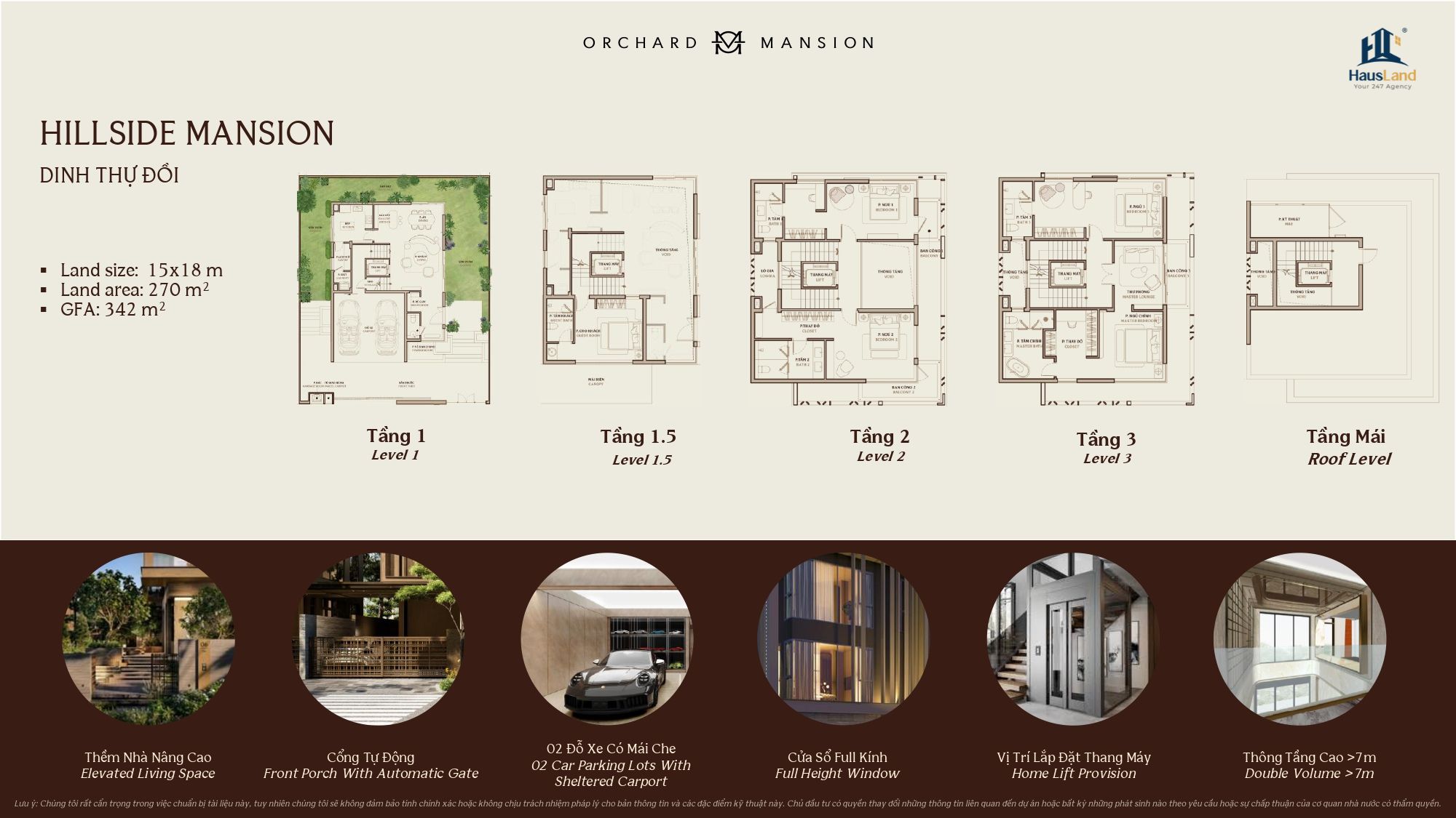 Layout Dinh thự đồi Orchard Mansion