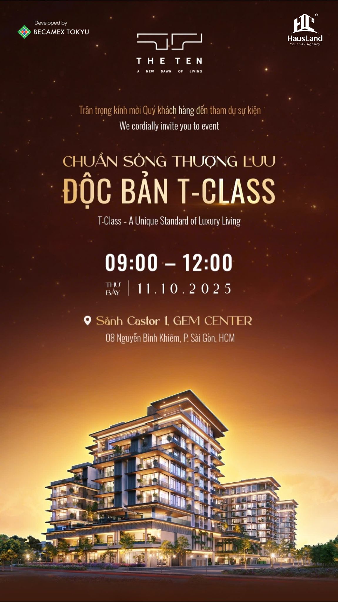 Tham gia sự kiện ra mắt dự án The TEN