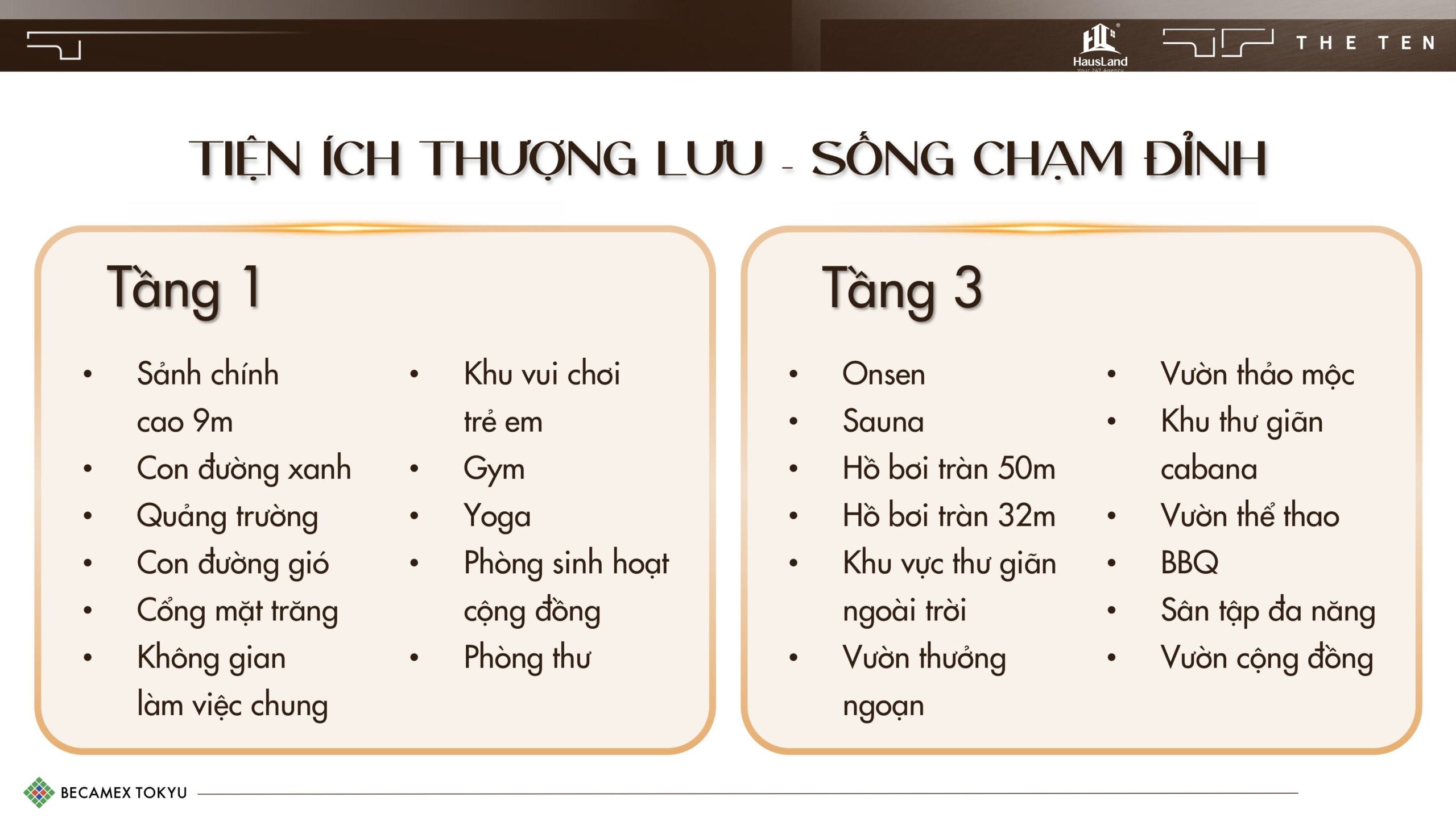 Tiện ích The TEN