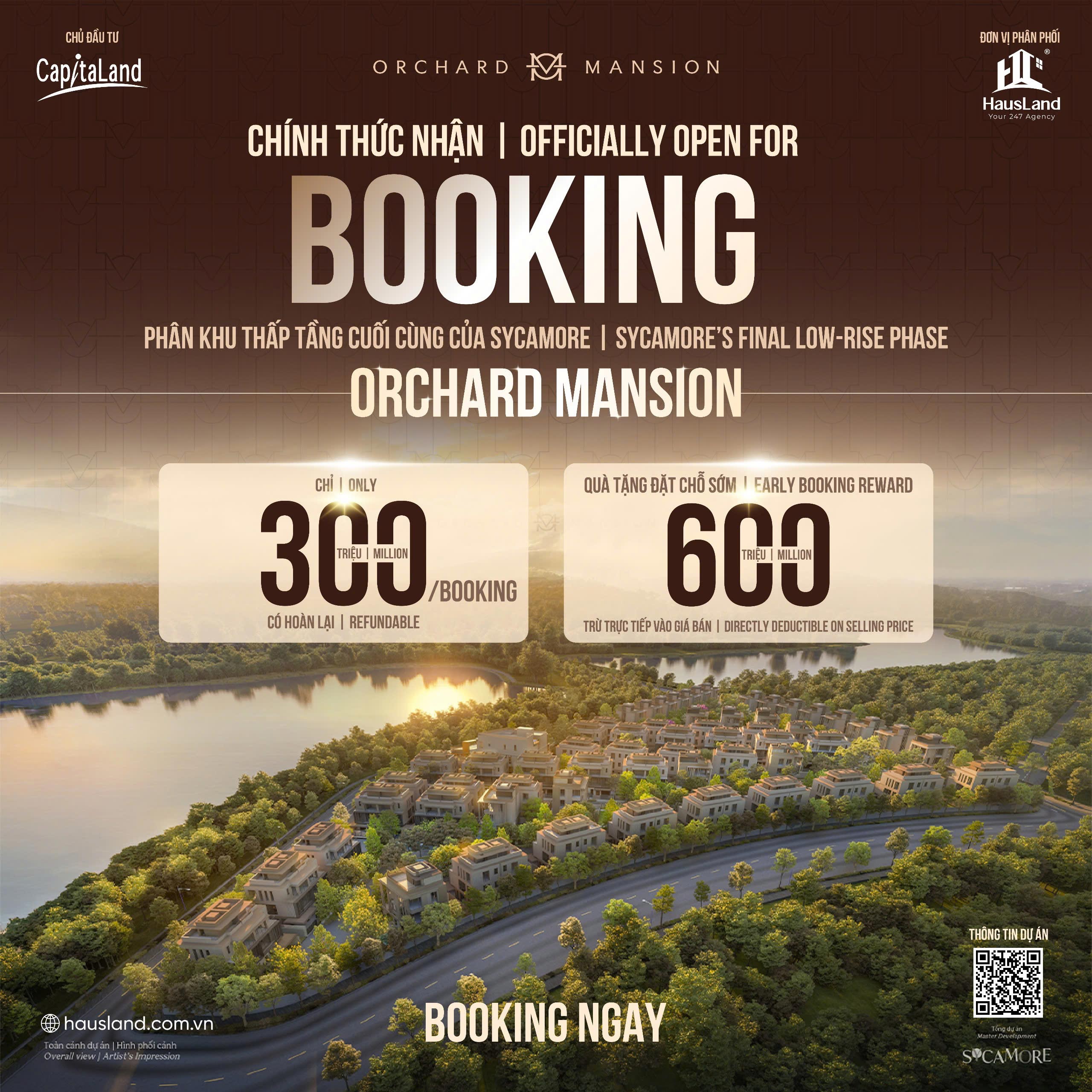 booking orchard mansion