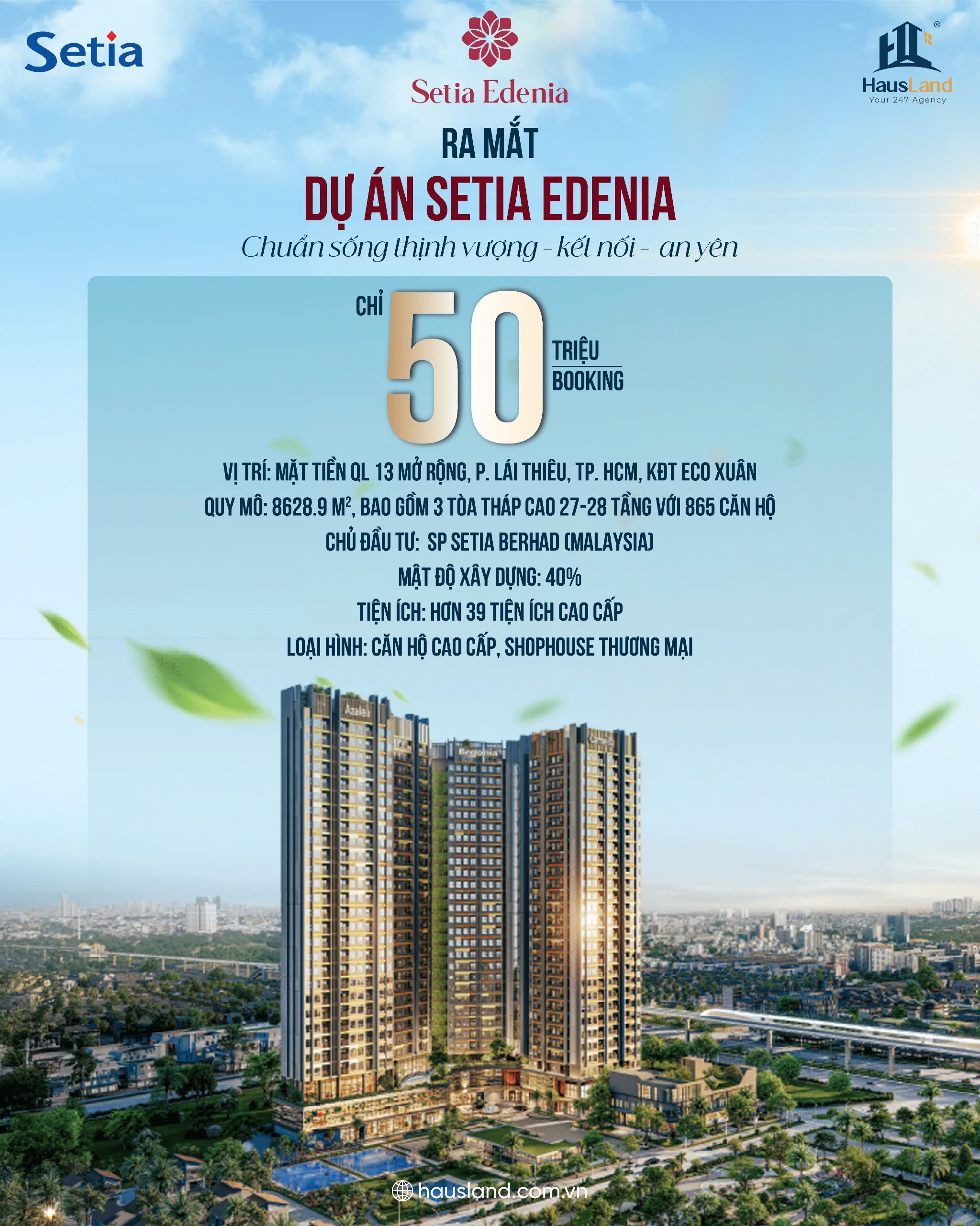 Thông tin tổng quan Dự án Setia Edenia 