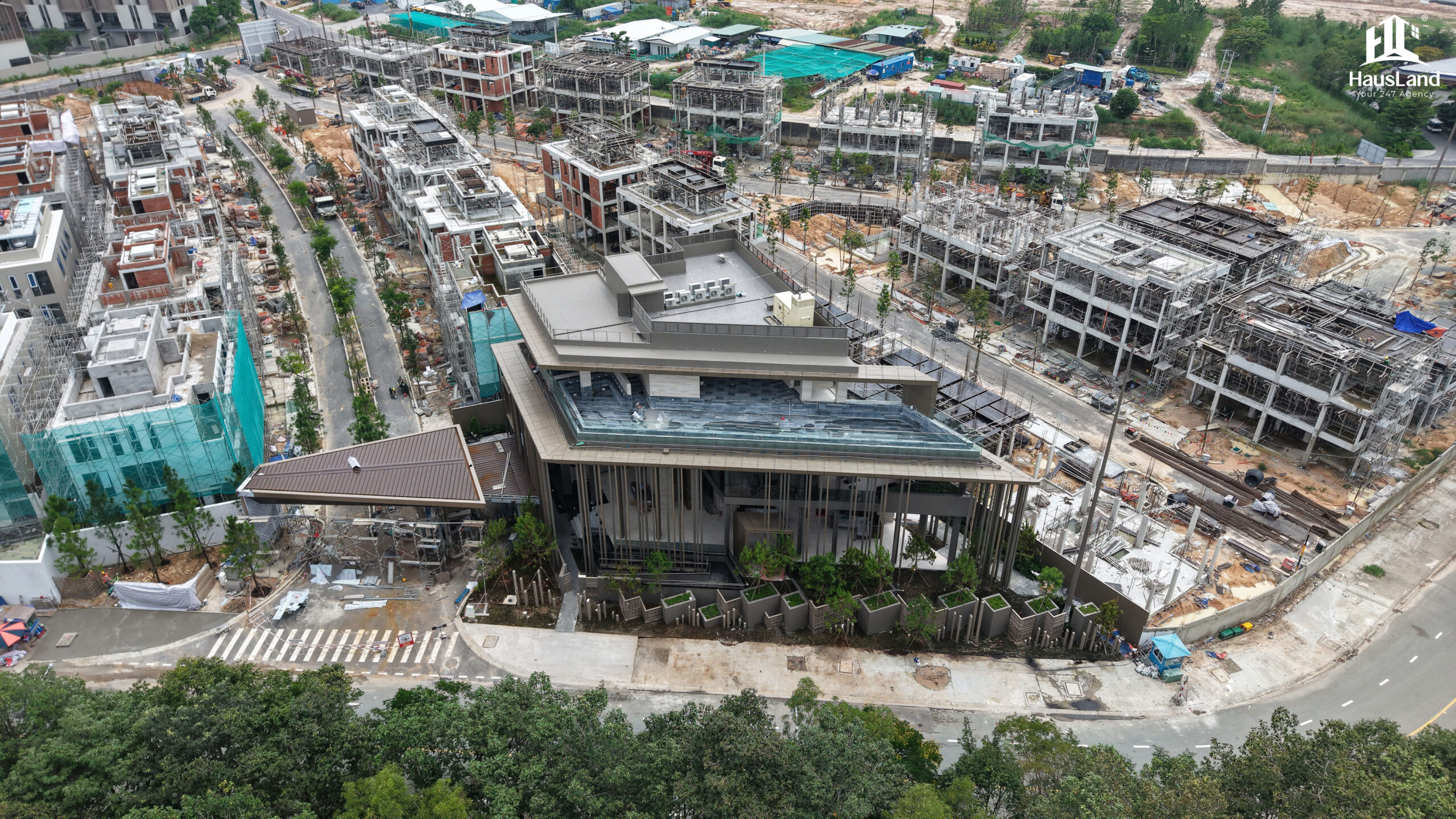 Hình ảnh thực tế phân khu Orchard Mansion 