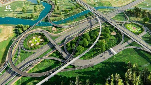 Phối cảnh nút giao vành đai 3 với cao tốc TP. HCM Long Thành Dầu Giây