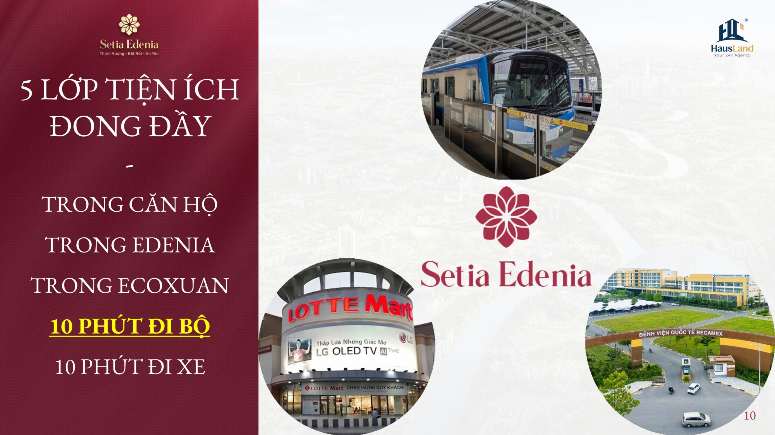 Tiện ích ngoại khu dự án Setia Edenia