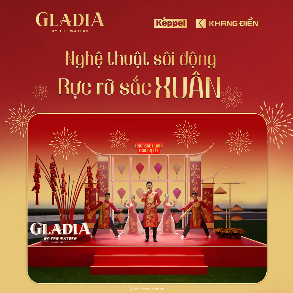 Lễ động thổ Khu cao tầng & Lễ hội "Khởi sắc xuân, trọn vị Tết 2026" tại Gladia by the Waters 6 Hoạt động hội Xuân