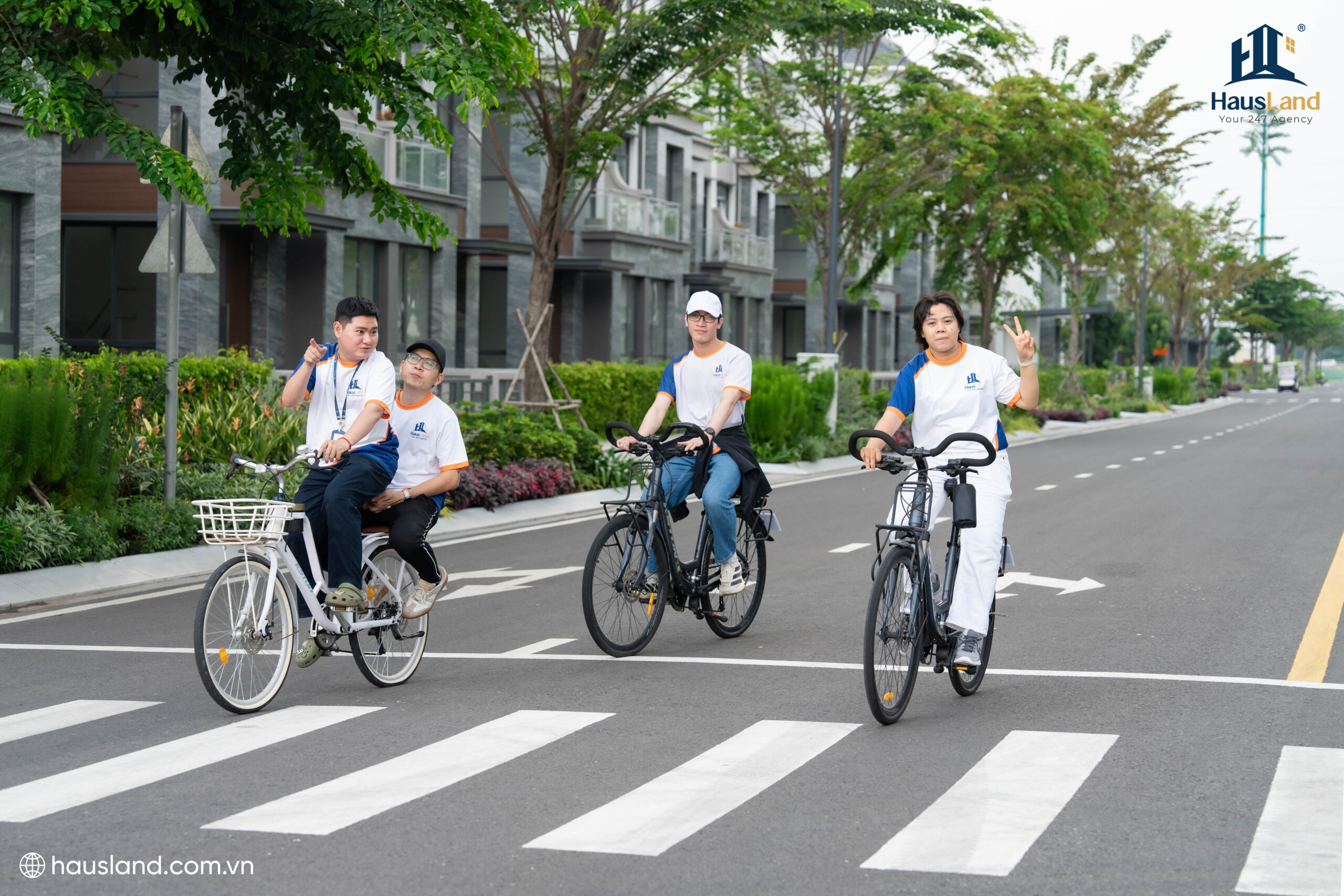 HausLand Team: Chuỗi hoạt động nội bộ tại công viên Mũi tàu, khẳng định chất sống tinh tuyển tại Gladia by the Waters 11 Hoạt động đạp xe | HausLand Team