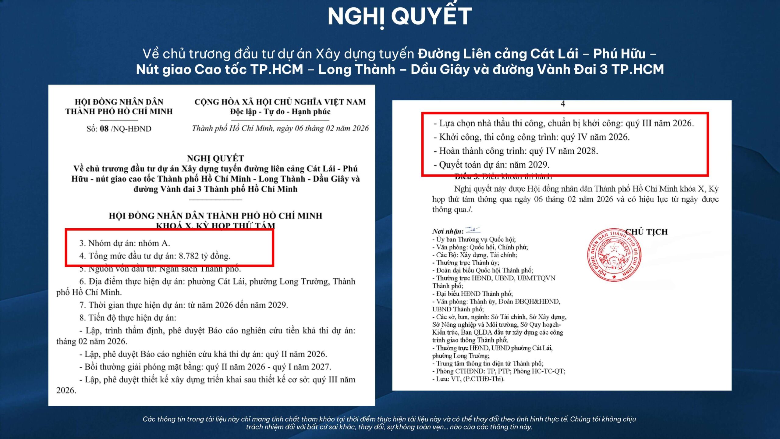 Hạ tầng khu Đông 2026: Bức tranh kích hoạt, thay đổi diện mạo khu vực 13 Nghị quyết đầu tư Đường Liên cảng Cát Lái – Phú Hữu