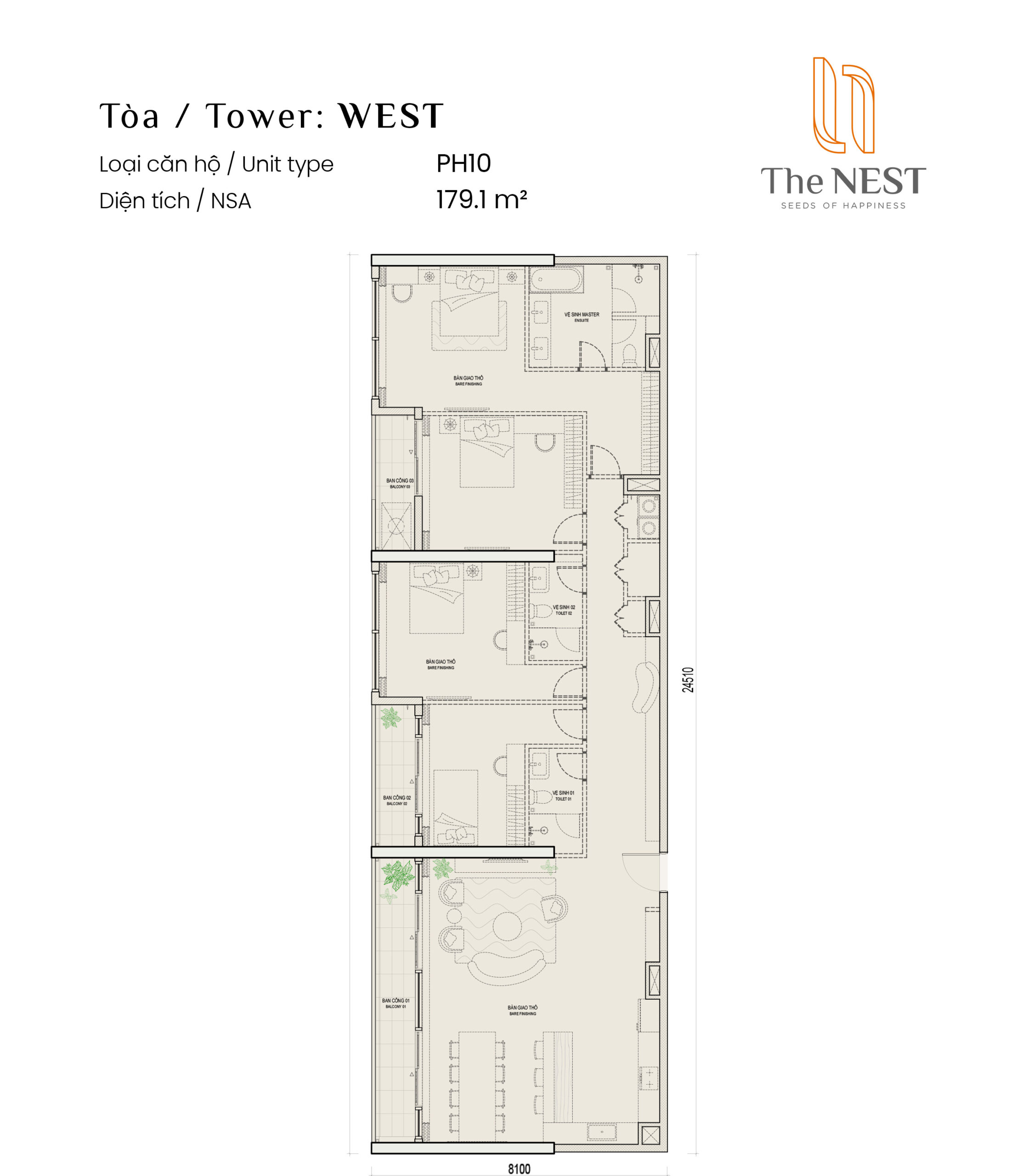 MIDORI PARK The NEST 60 H7-PH10