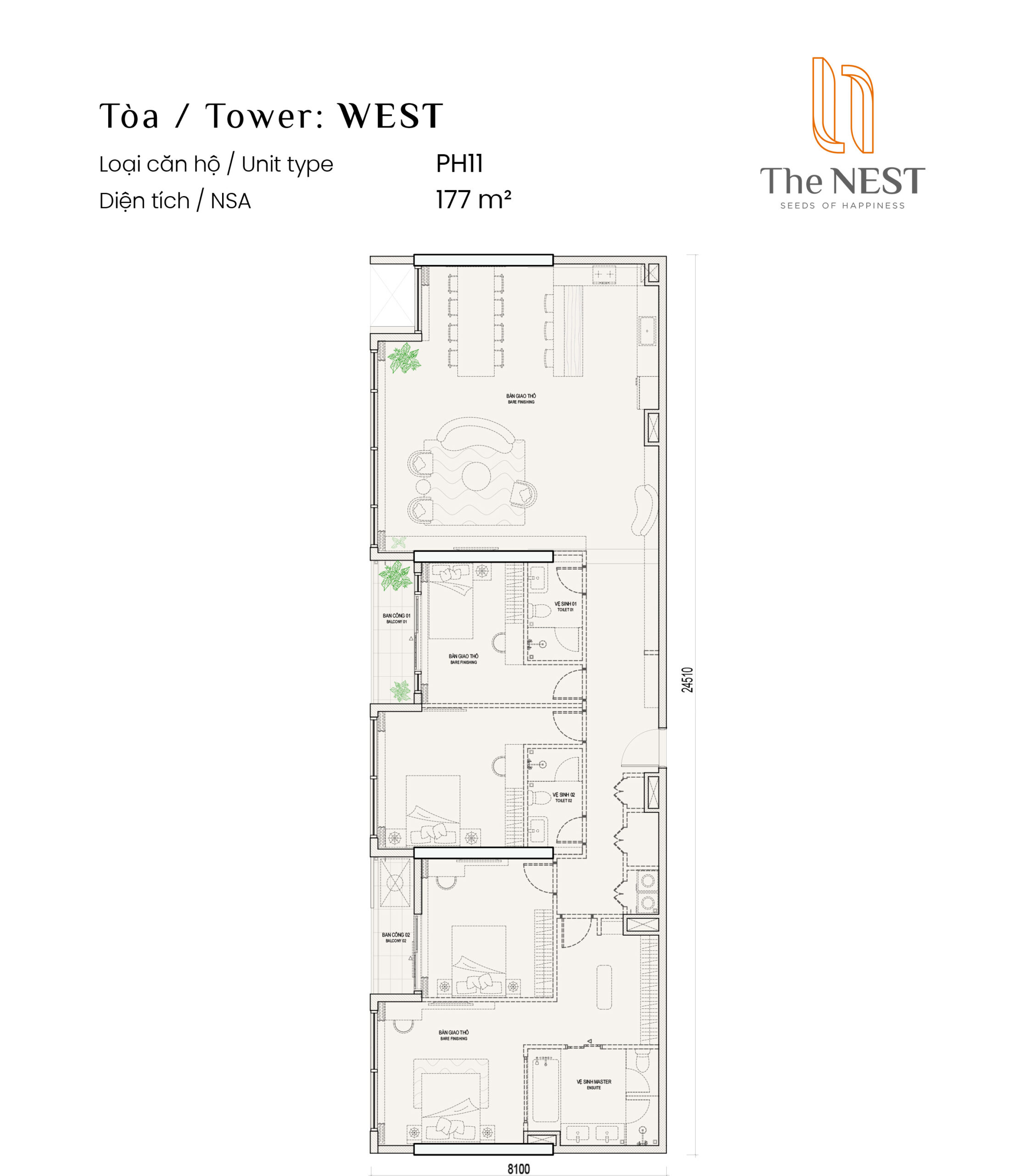 MIDORI PARK The NEST 61 H7-PH11