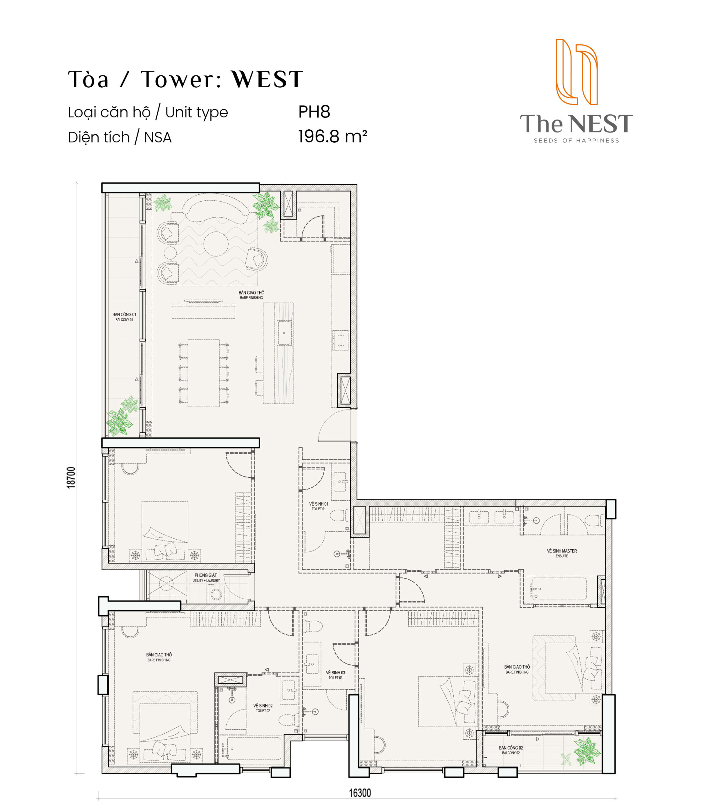 MIDORI PARK The NEST 57 H7-PH8
