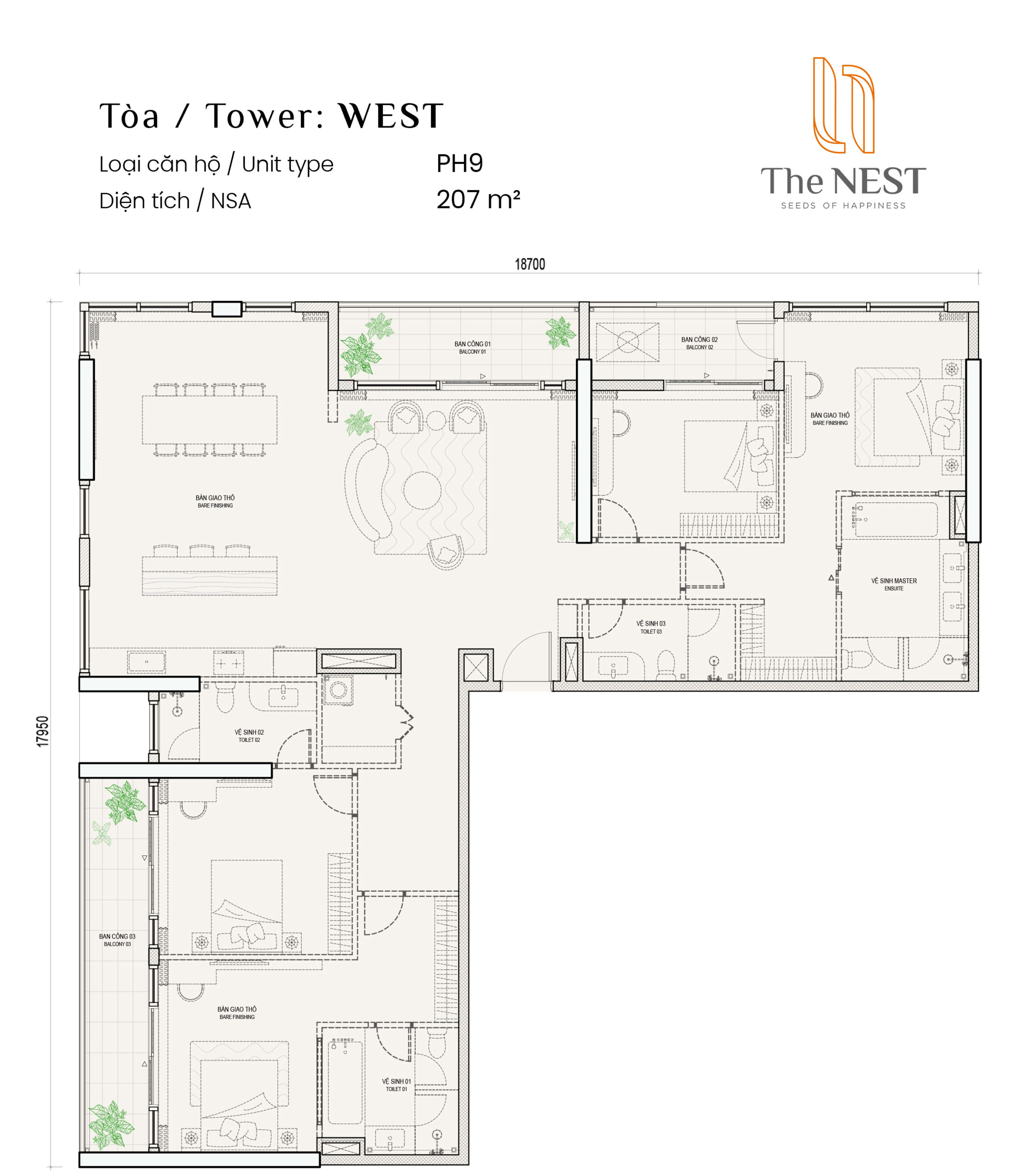 MIDORI PARK The NEST 58 H7-PH9