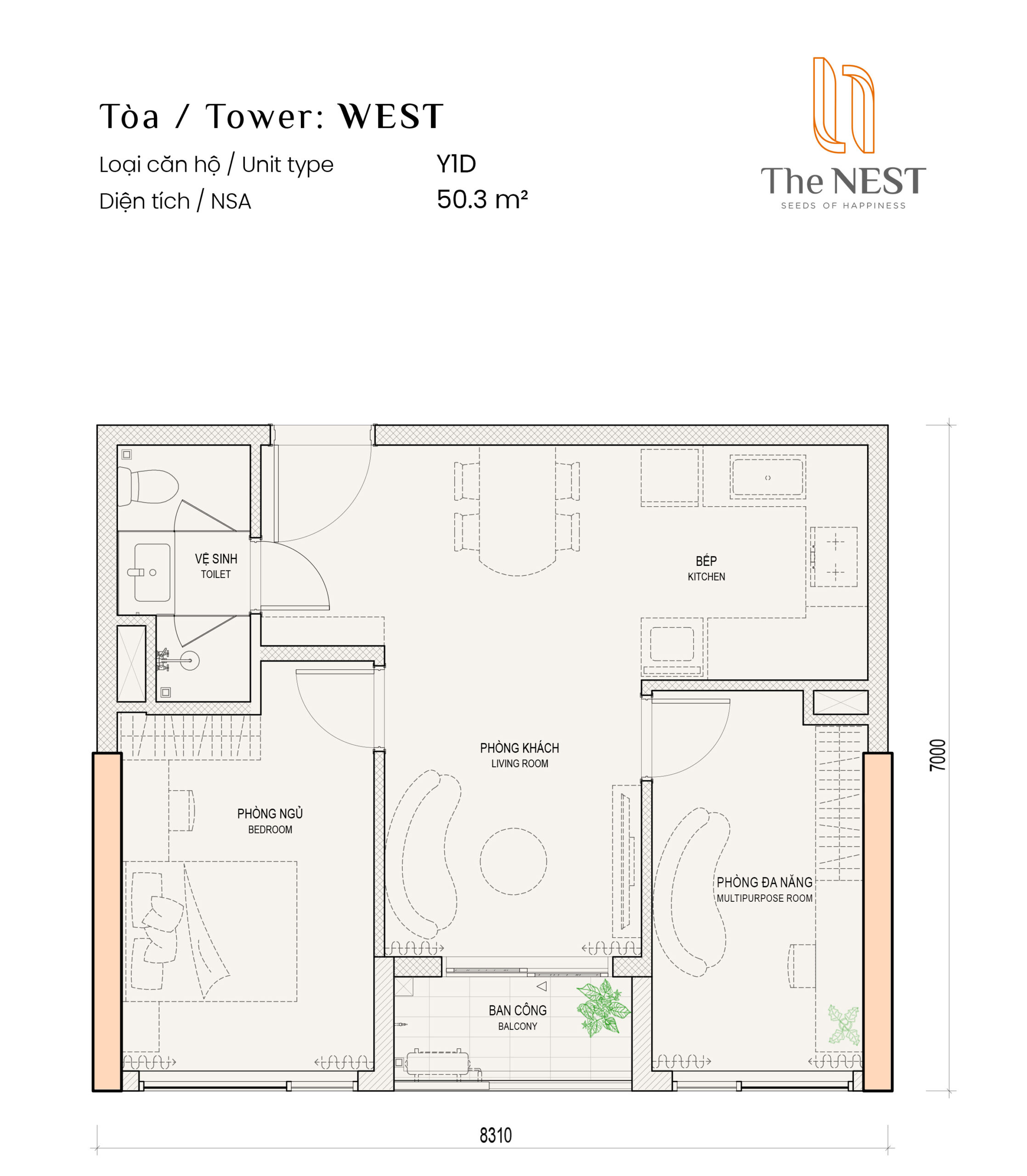 MIDORI PARK The NEST 43 H7-Y1D