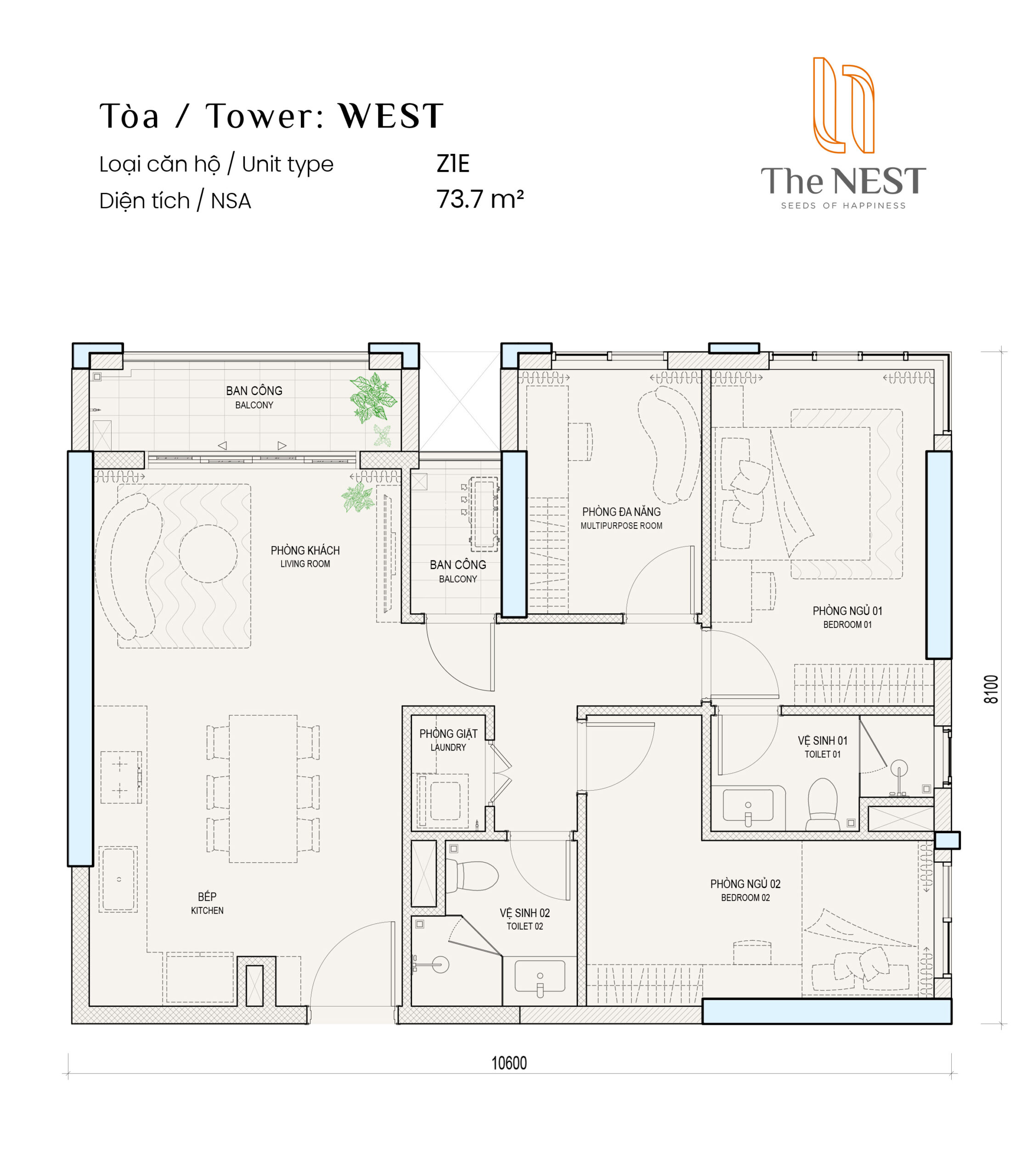 MIDORI PARK The NEST 50 H7-Z1E