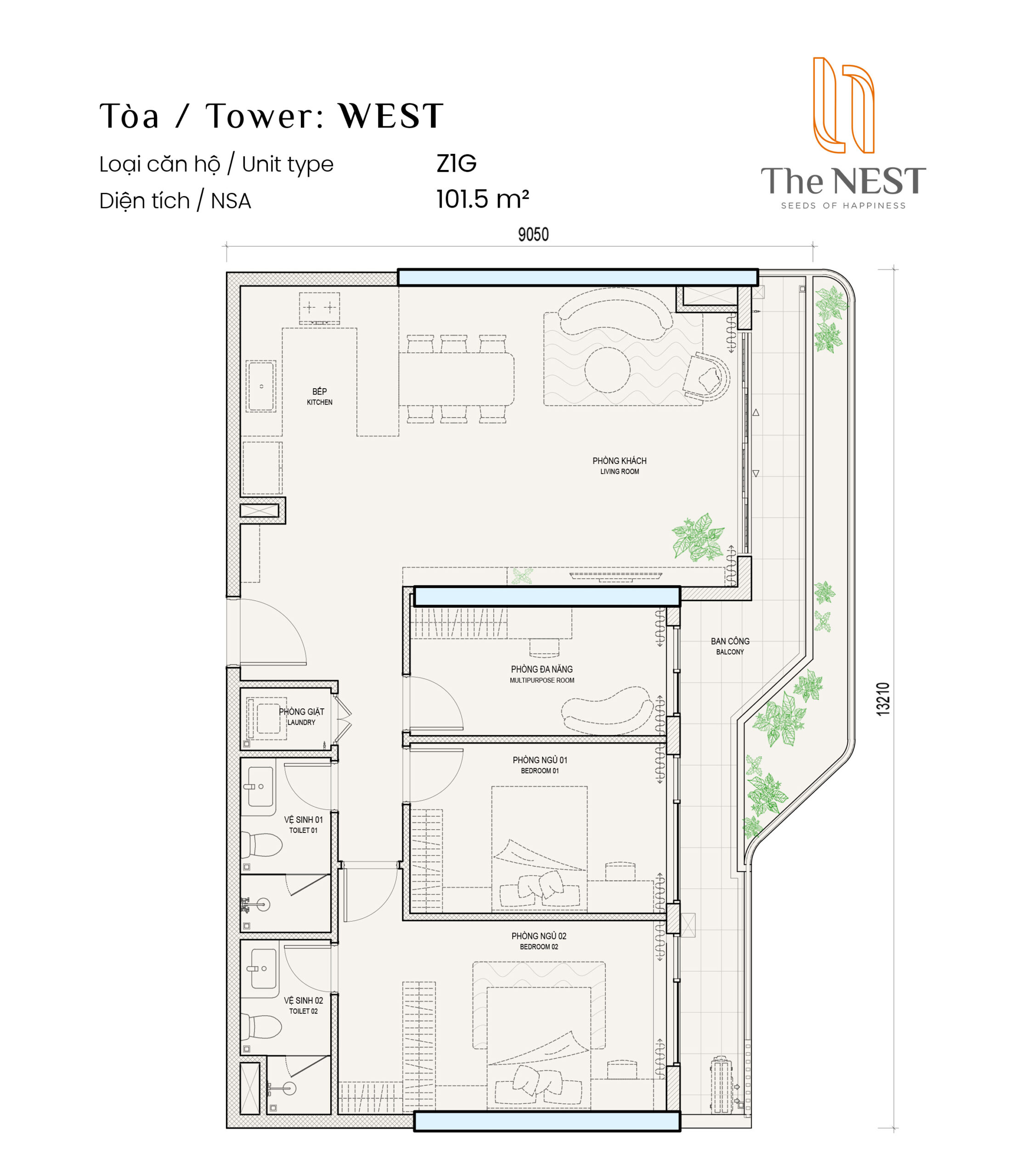 MIDORI PARK The NEST 54 H7-Z1G
