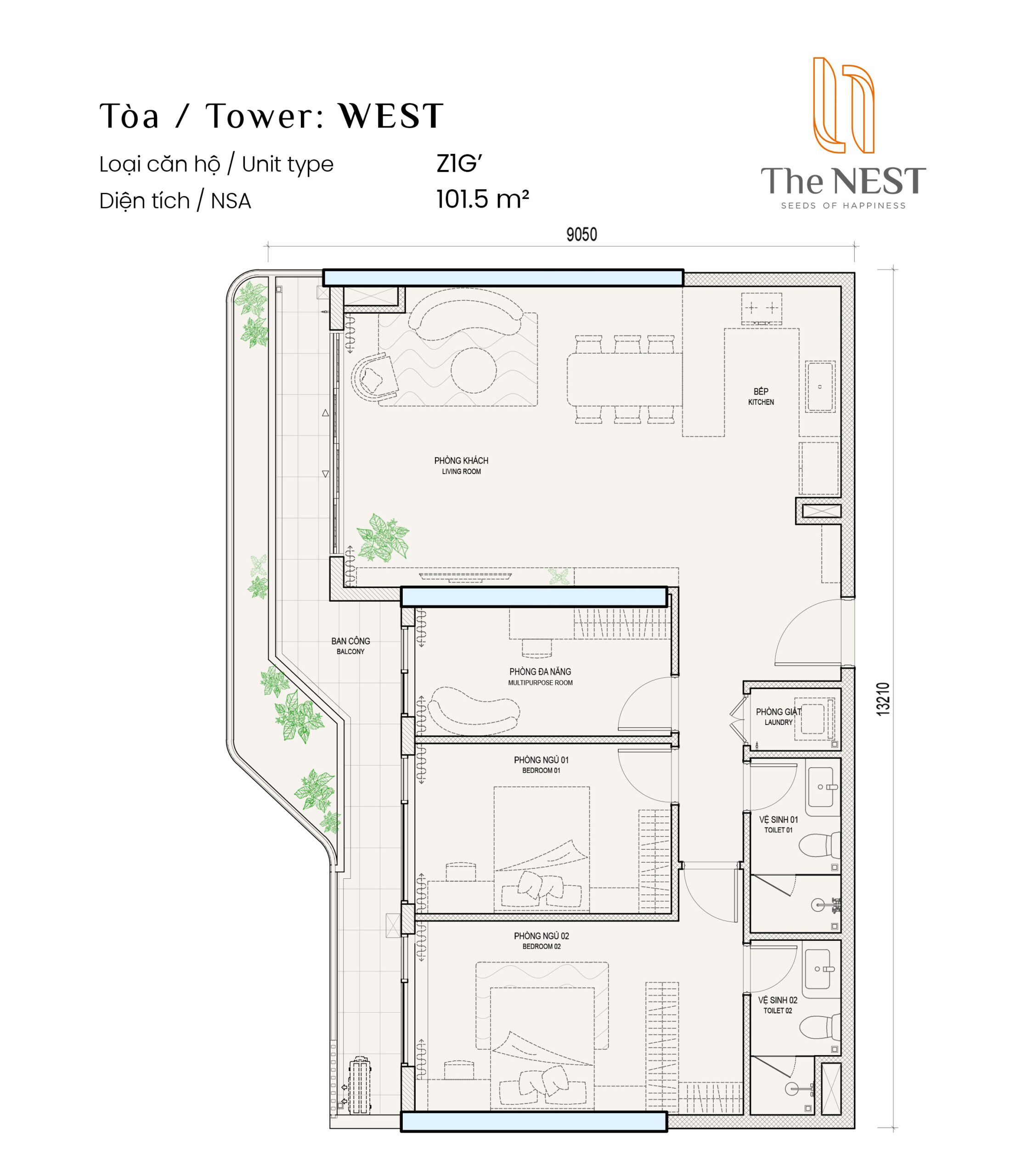 MIDORI PARK The NEST 53 H7-Z1G_