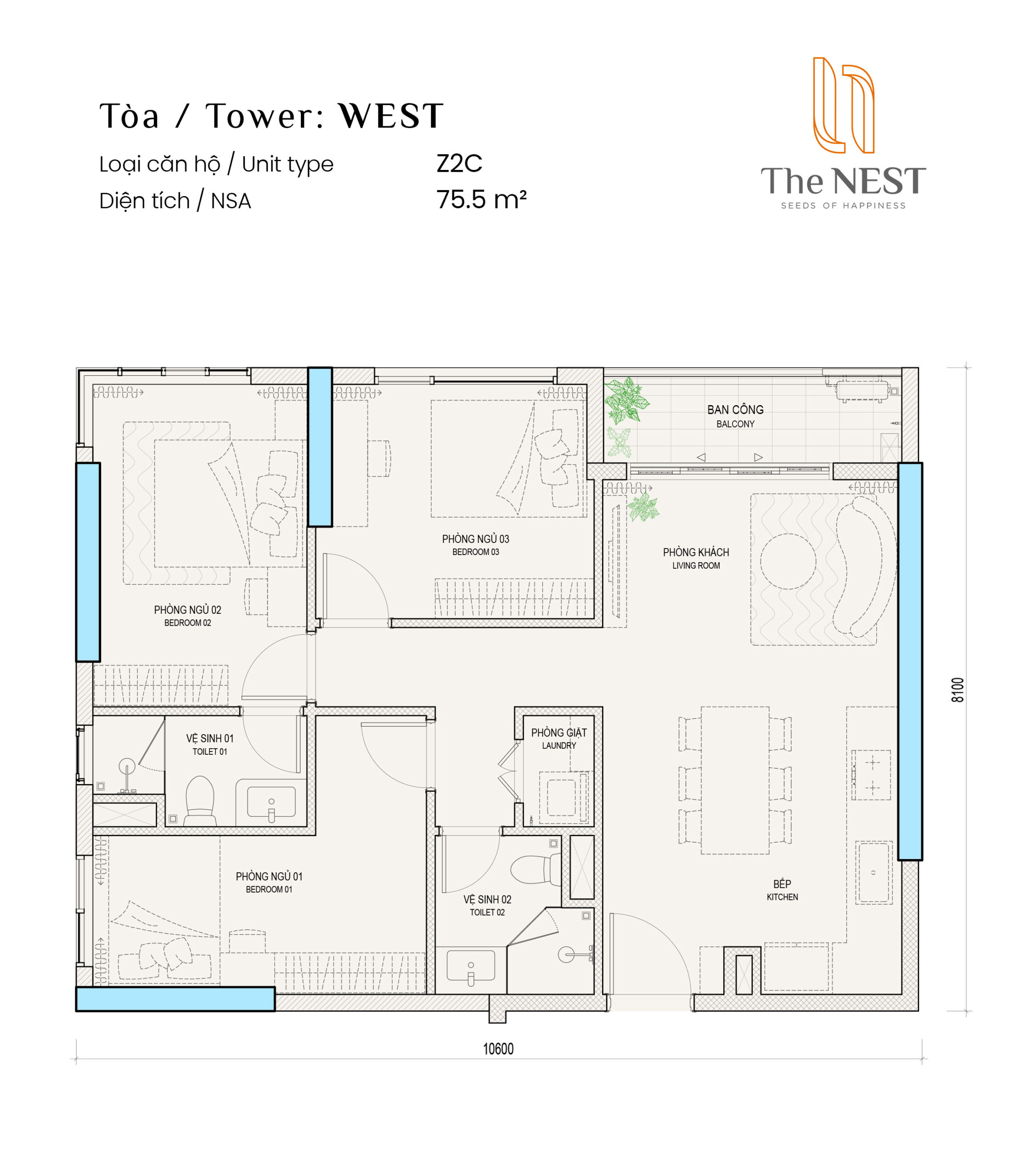 MIDORI PARK The NEST 55 H7-Z2C