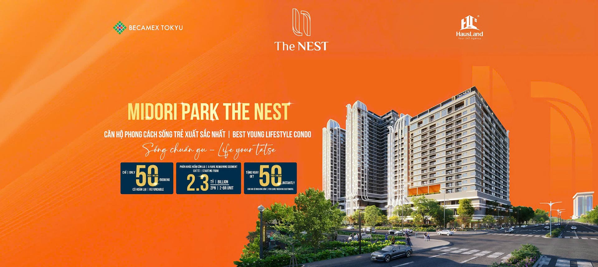 Dự án The NEST: Căn hộ chuẩn gu dành cho người trẻ chỉ từ 2.3 tỷ 2 Dự án Midori Park The NEST
