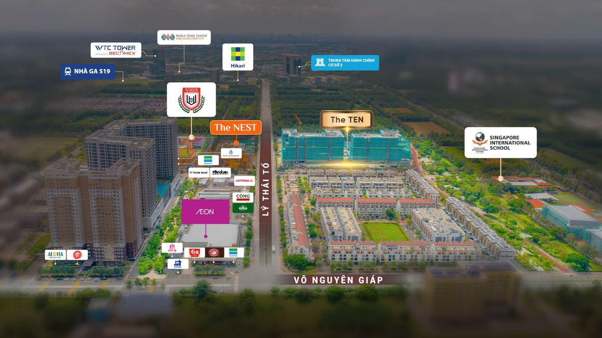 EAST Tower chính thức ra mắt – Mảnh ghép cuối cùng hoàn thiện MIDORI PARK The NEST 12 Tiện ích xung quanh Midori Park The NEST - EAST Tower