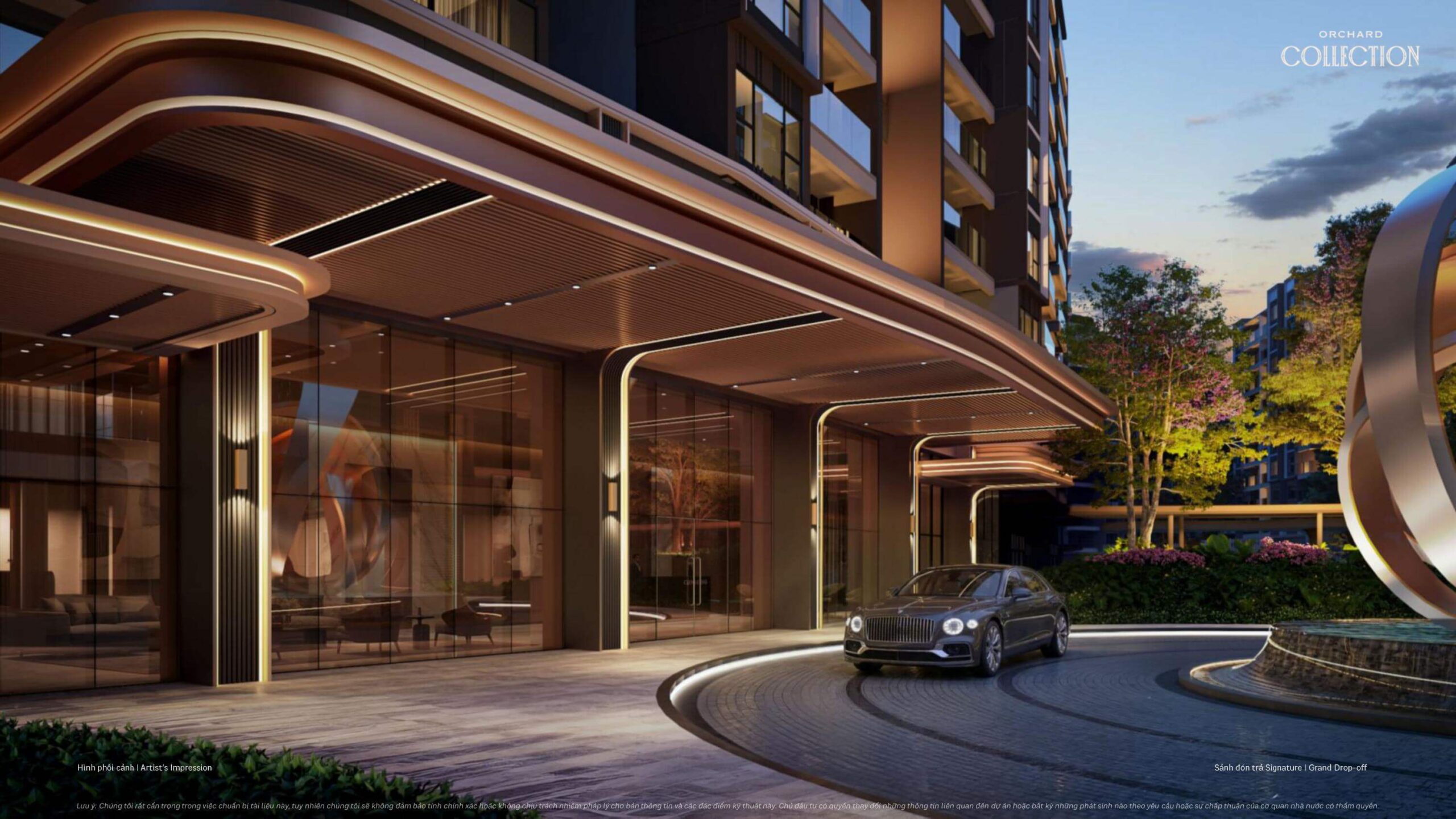 Tiện ích Orchard Collection: Chuẩn sống tinh chỉnh với 168 đặc quyền đẳng cấp 11 Sảnh đón chuẩn khách sạn