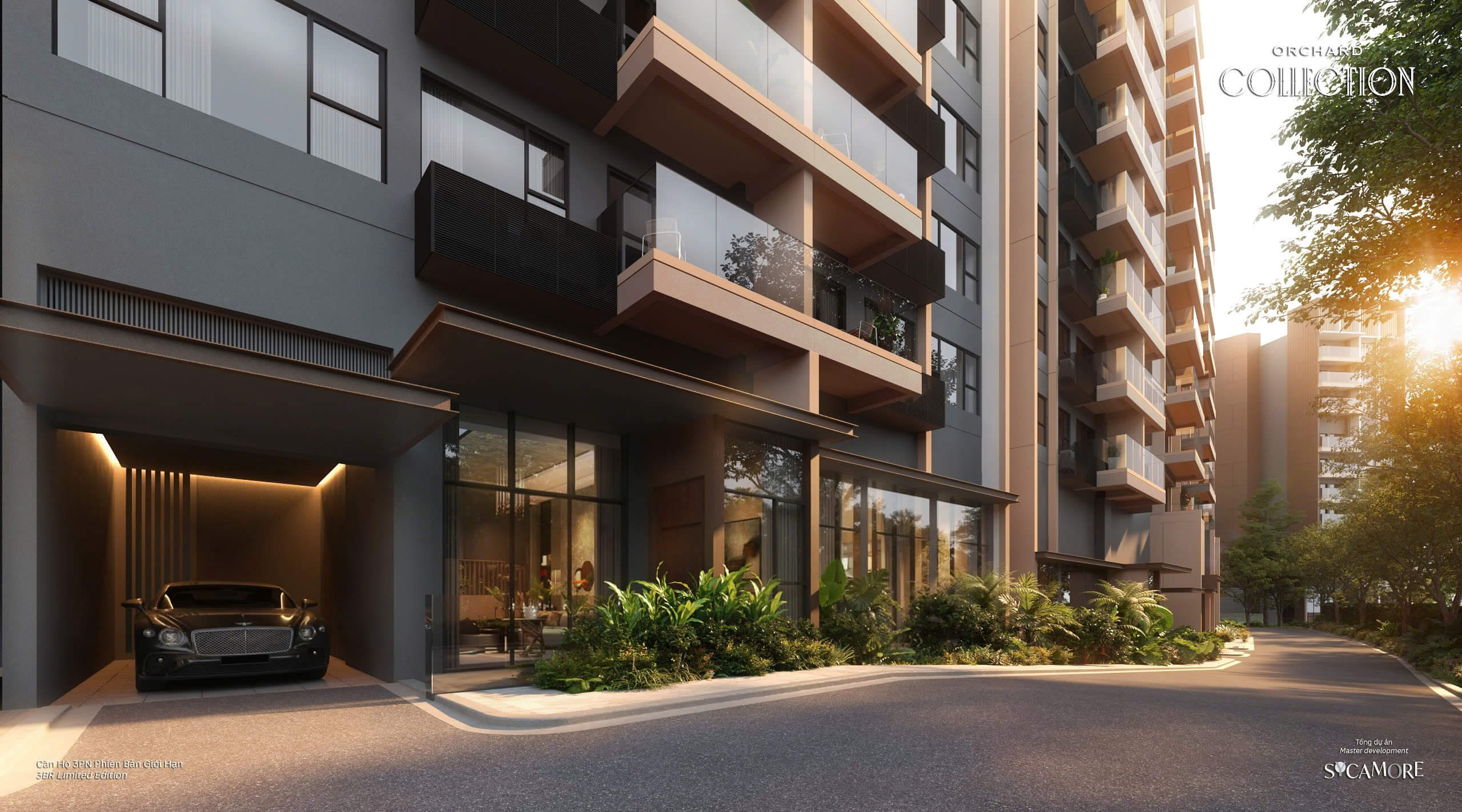 Tiện ích Orchard Collection: Chuẩn sống tinh chỉnh với 168 đặc quyền đẳng cấp 12 Căn hộ 3 PN Limited Edtion sẽ có garage riêng