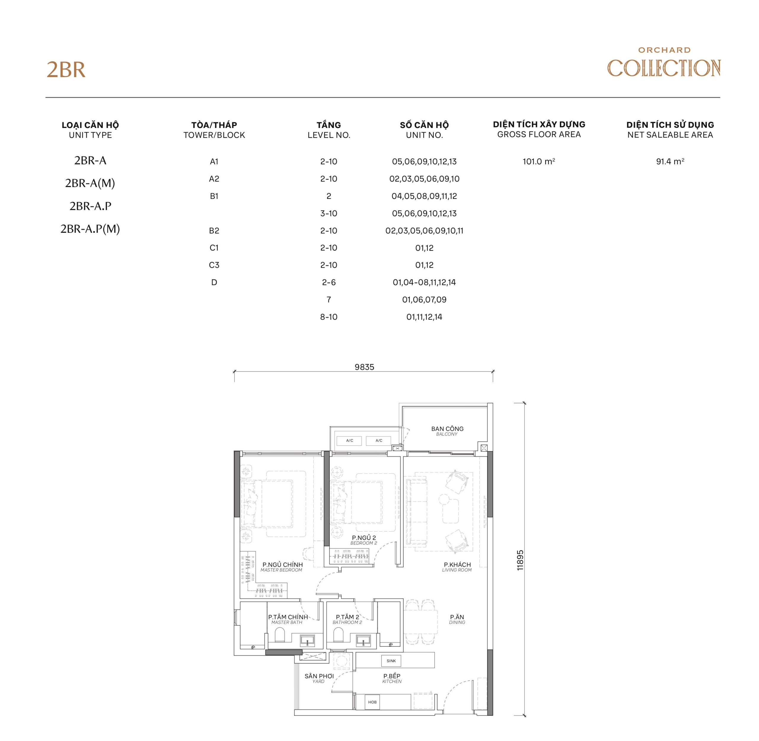 Orchard Collection 38 Orchard Collection - Layout - 2PN - 1