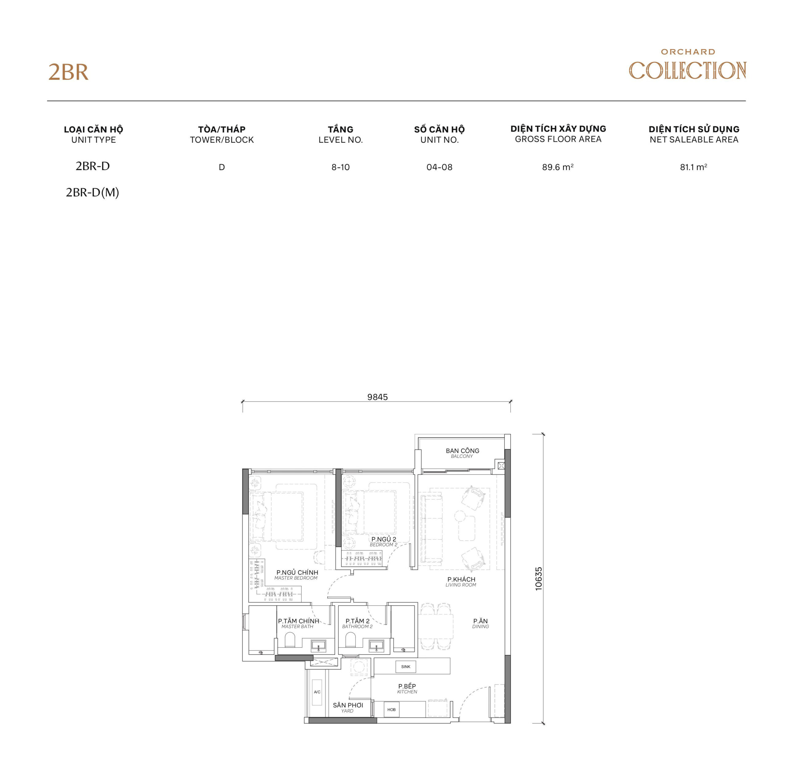 Orchard Collection 43 Orchard Collection - Layout - 2PN