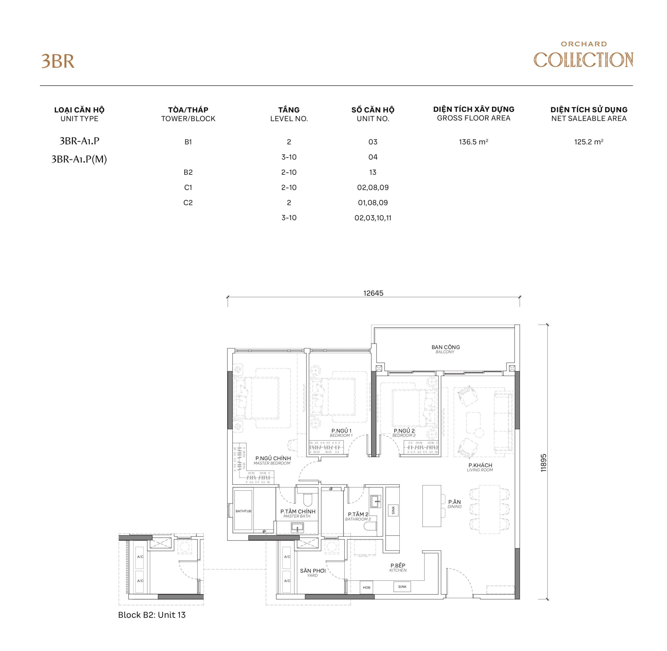 Orchard Collection 44 Orchard Collection - Layout - 3PN - 1