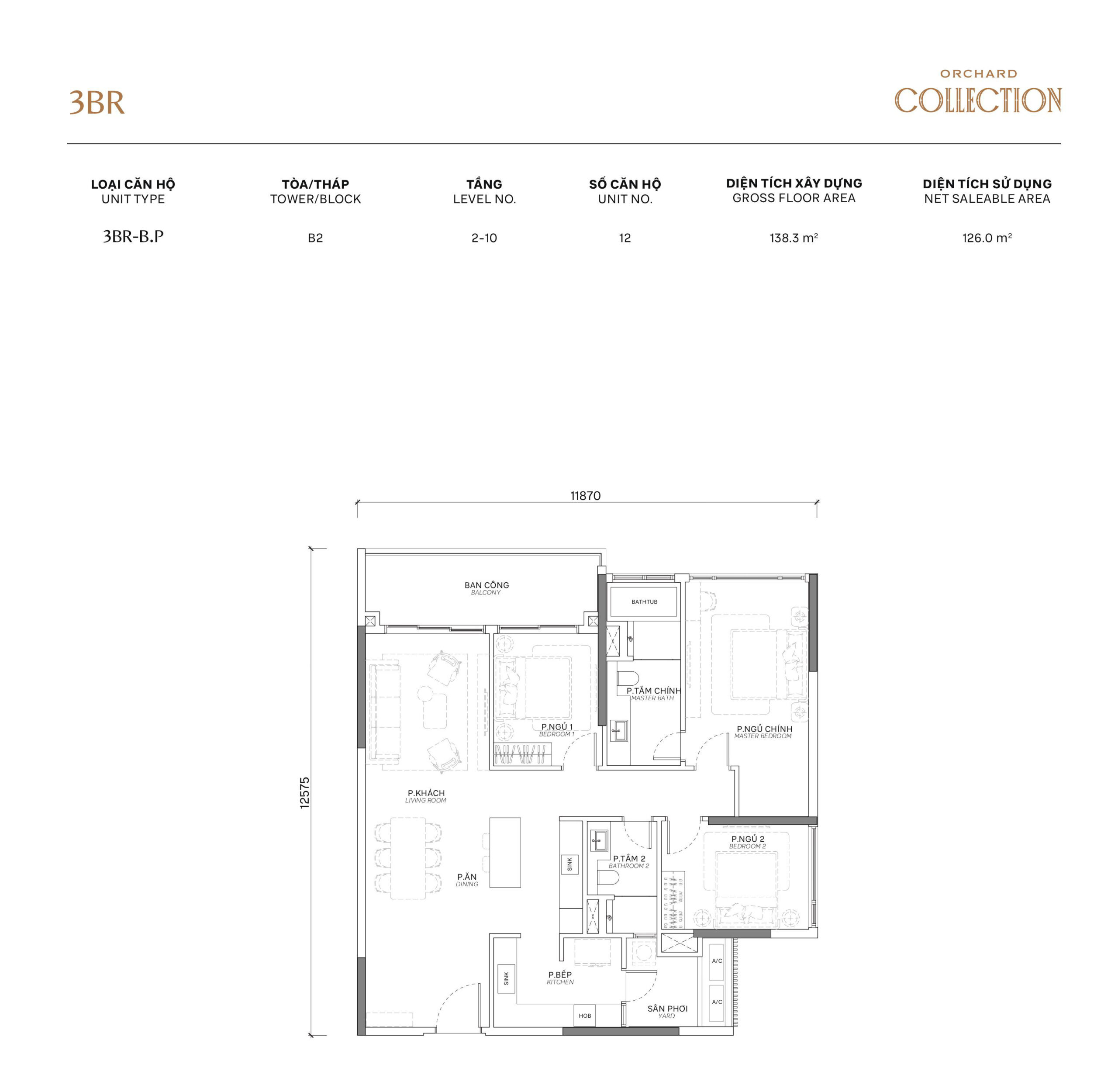 Orchard Collection 46 Orchard Collection - Layout - 3PN - 3